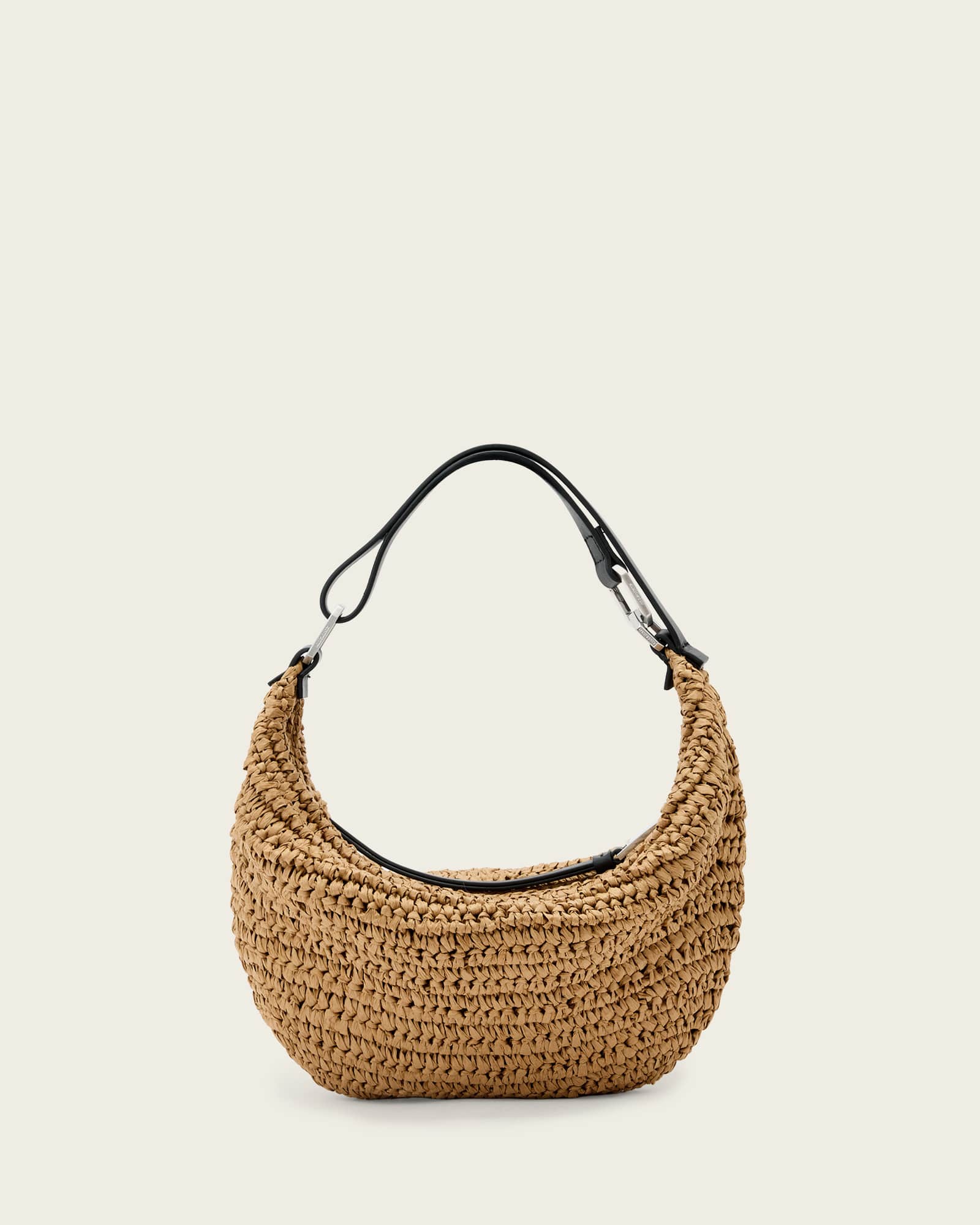 AllSaints Paper Luna Micro Woven Bag, Size: One Size
