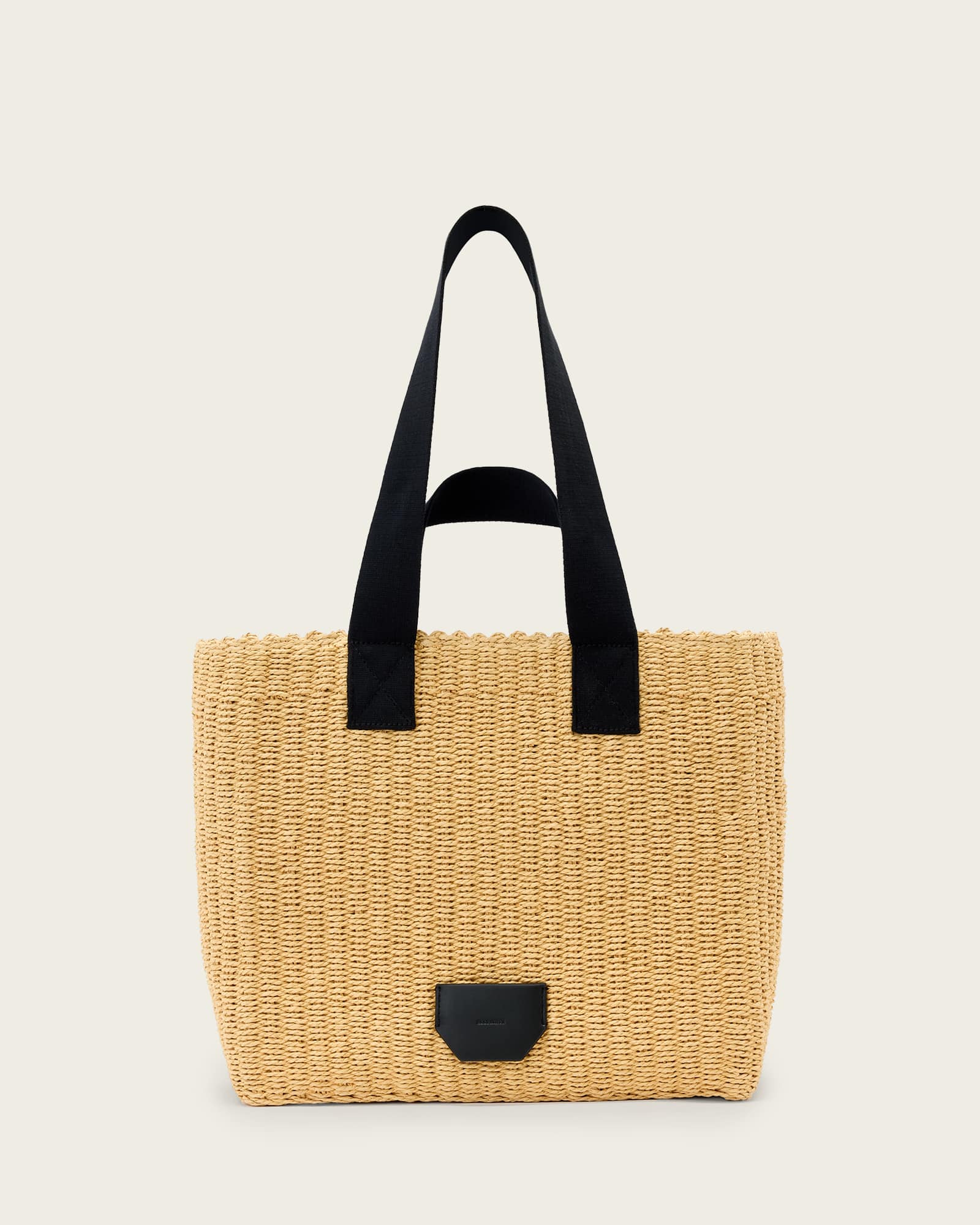 AllSaints Izzy Woven Tote Bag
