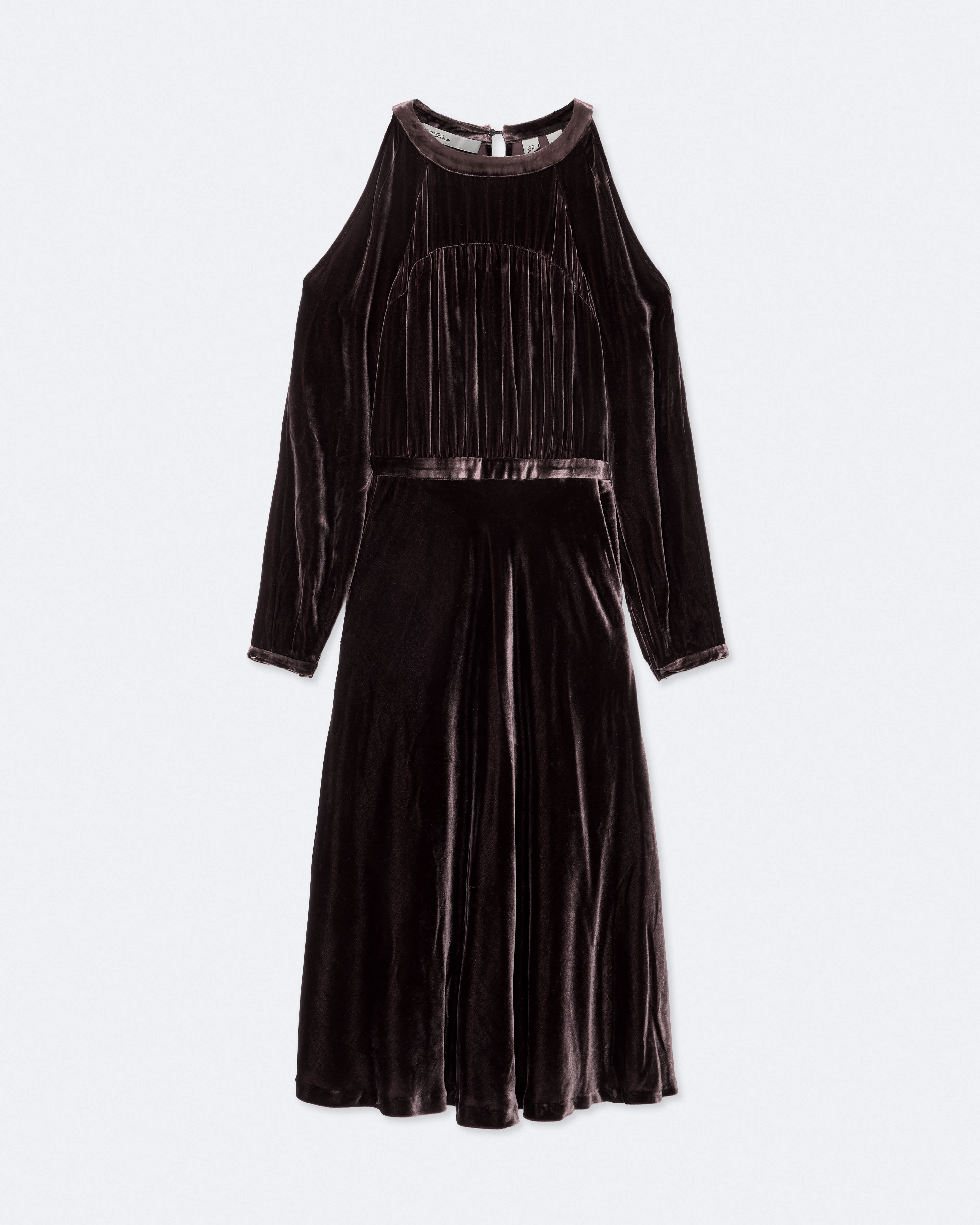 All Saints Damen Lila Allsaints Chrissy Midi Dress - Bild 3
