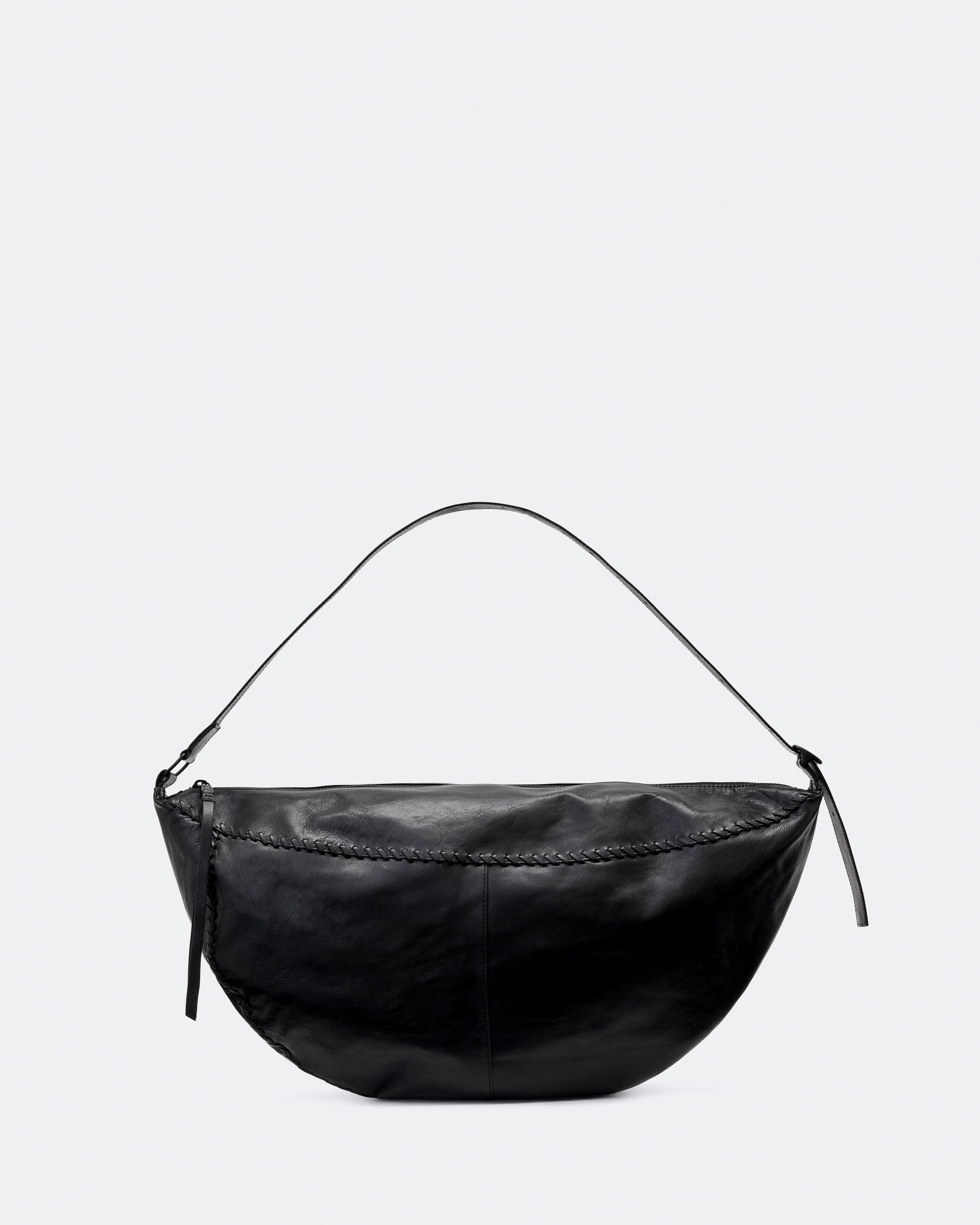 AllSaints Esme Whipstitch Leather Shoulder Bag