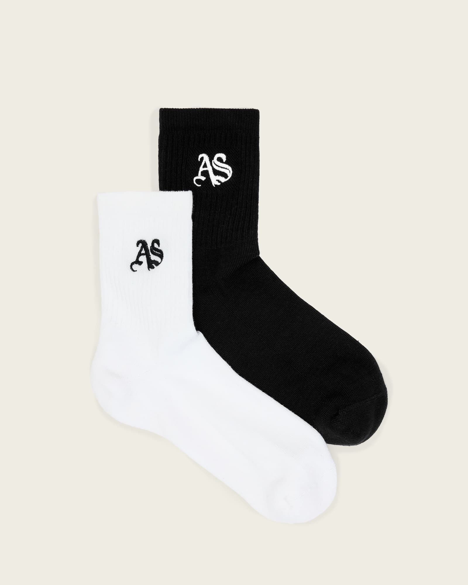 AllSaints Women's Joss Gothic 2 Pack Socks