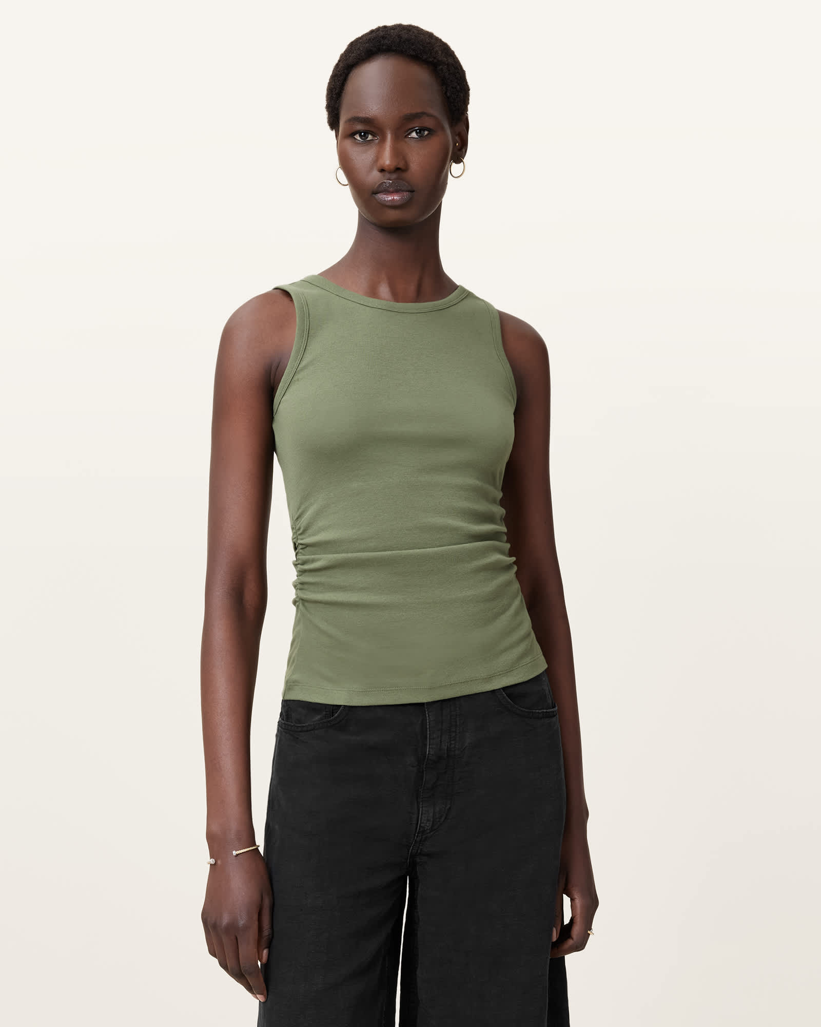 Allsaints Women's Katarina Boat Neck Slim Fit Tank Top - Size  Xs