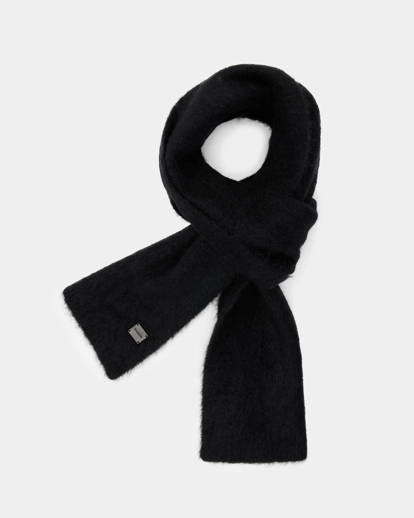 AllSaints Alpaca Steph Brushed Scarf