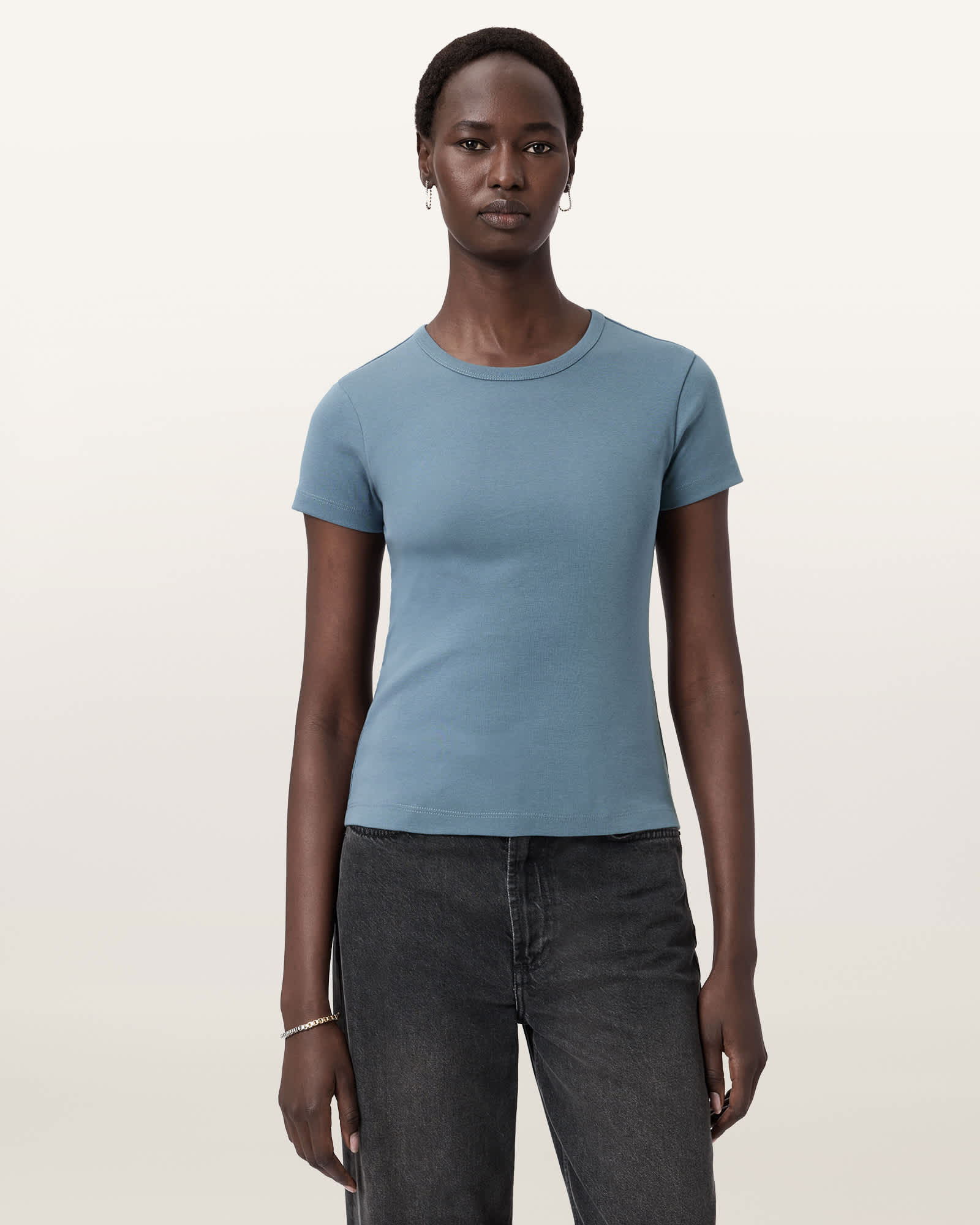 AllSaints Stevie Slim Fit Short Sleeve T-Shirt