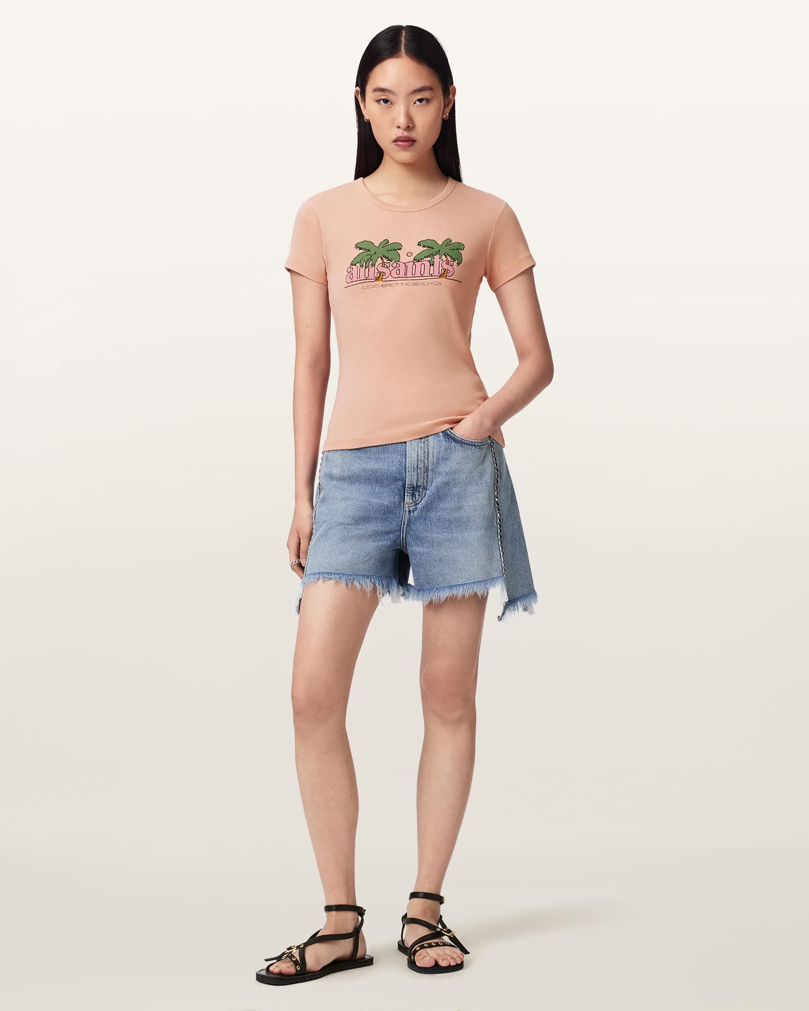 AllSaints Troppo Stevie Slim Fit T-Shirt