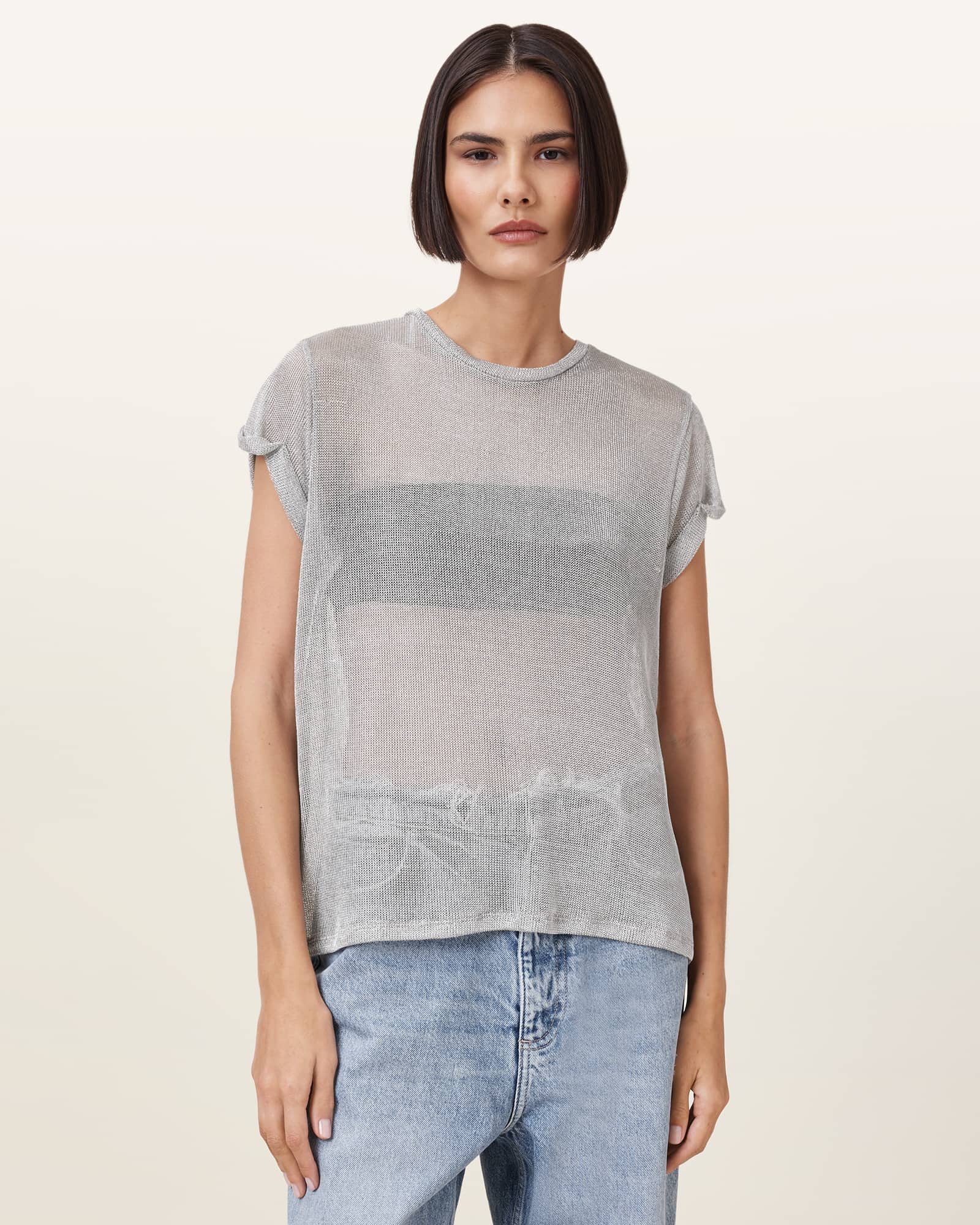 AllSaints Thea Sparkle Top