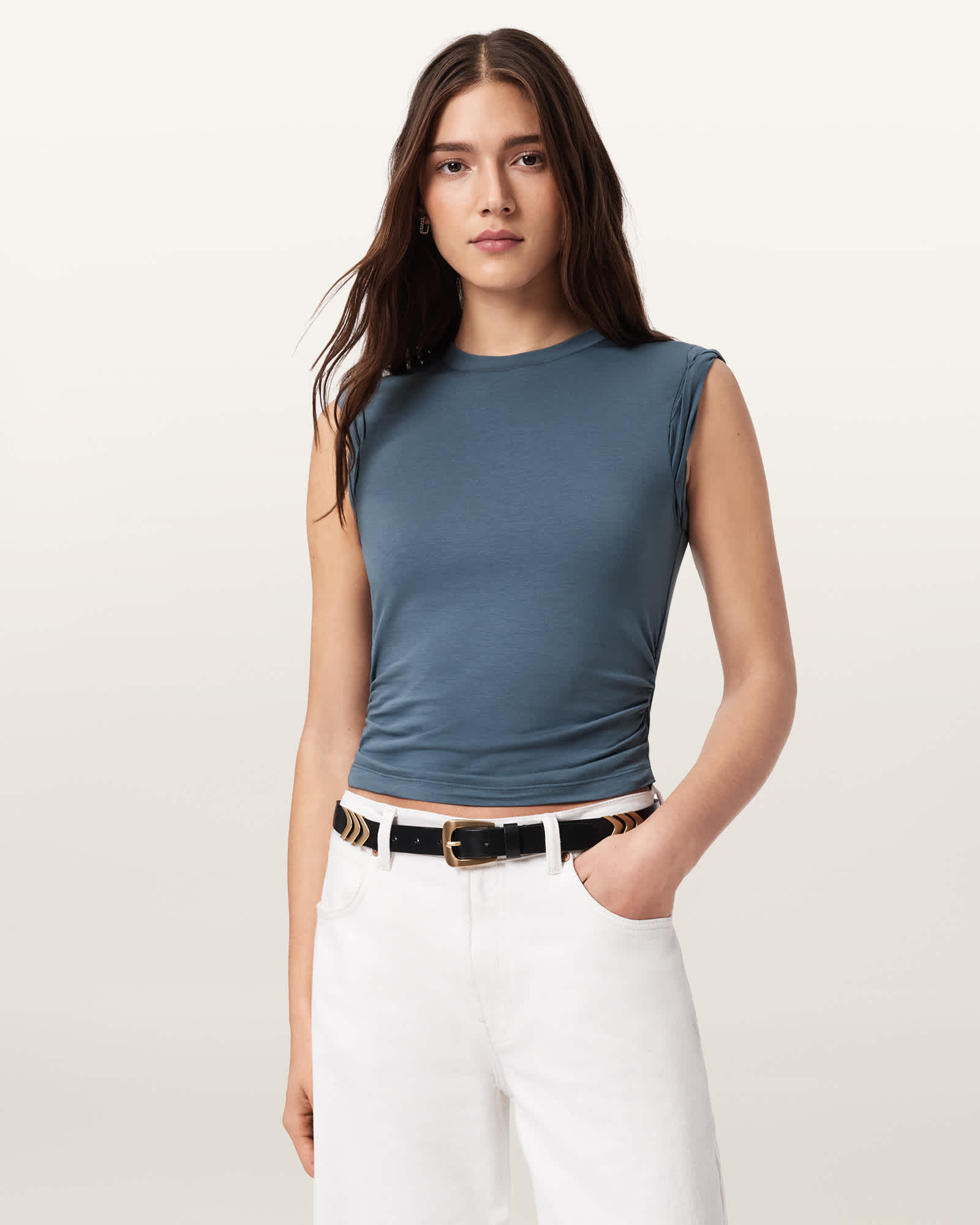Allsaints Women's West Sleeveless Tank Top - Size  S