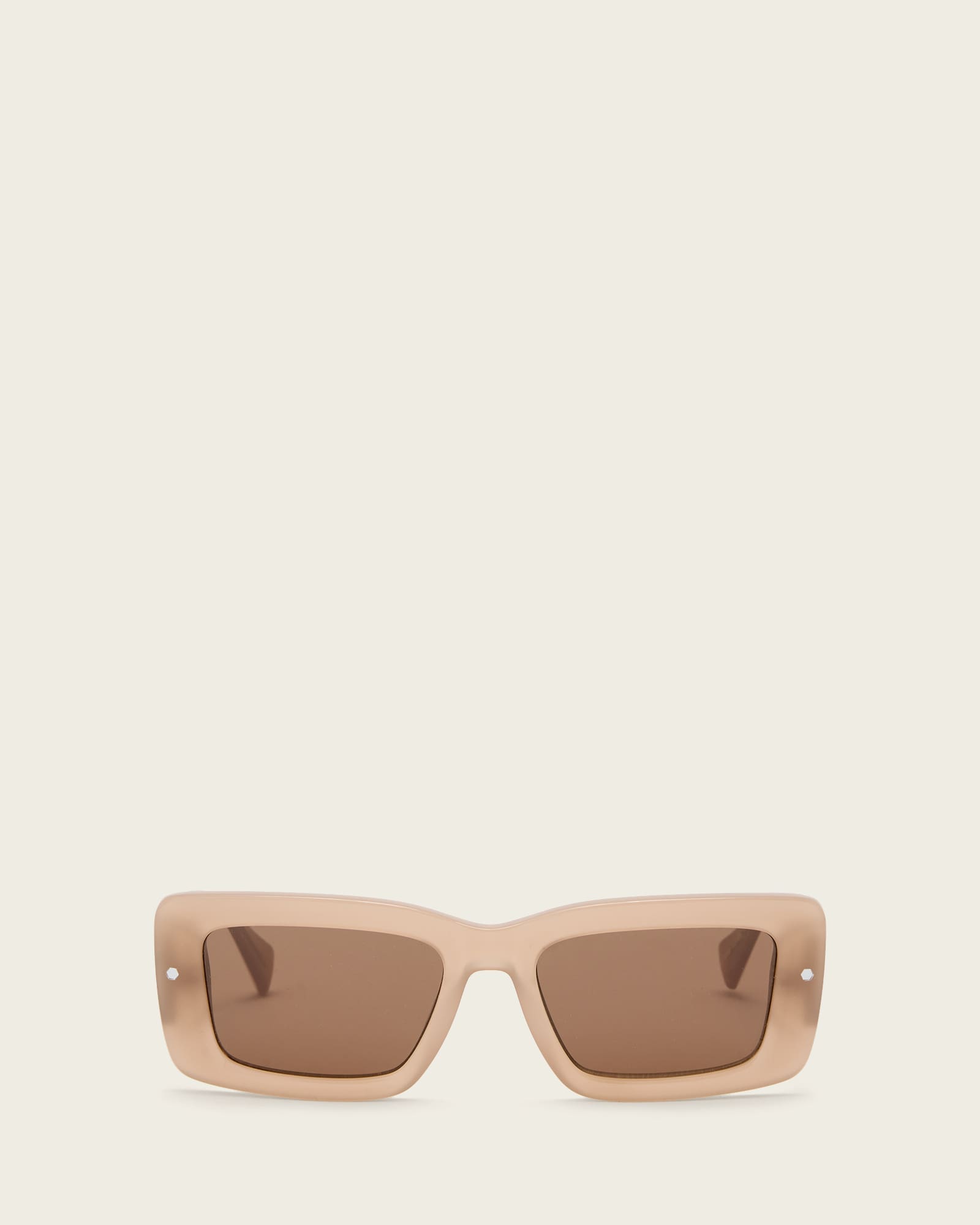 AllSaints Acetate Cordie Rectangular Shaped Sunglasses, Size: One Size