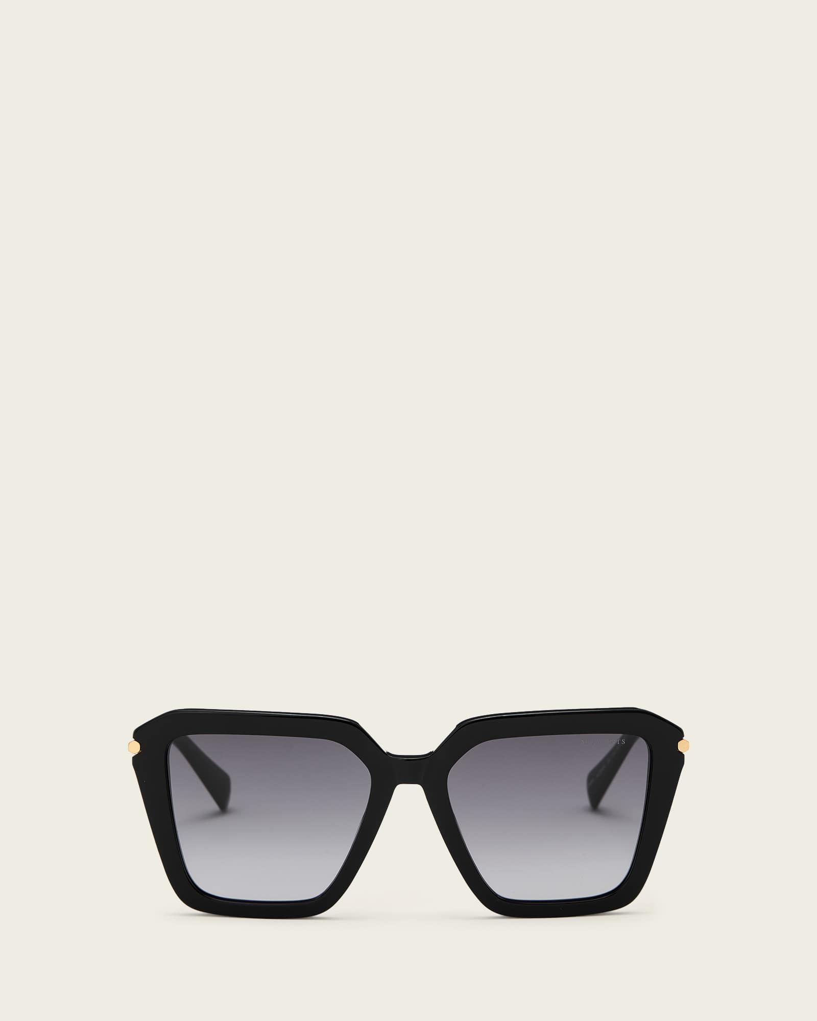 AllSaints Acetate/Zinc Gwen Square Shaped Sunglasses, Size: One Size