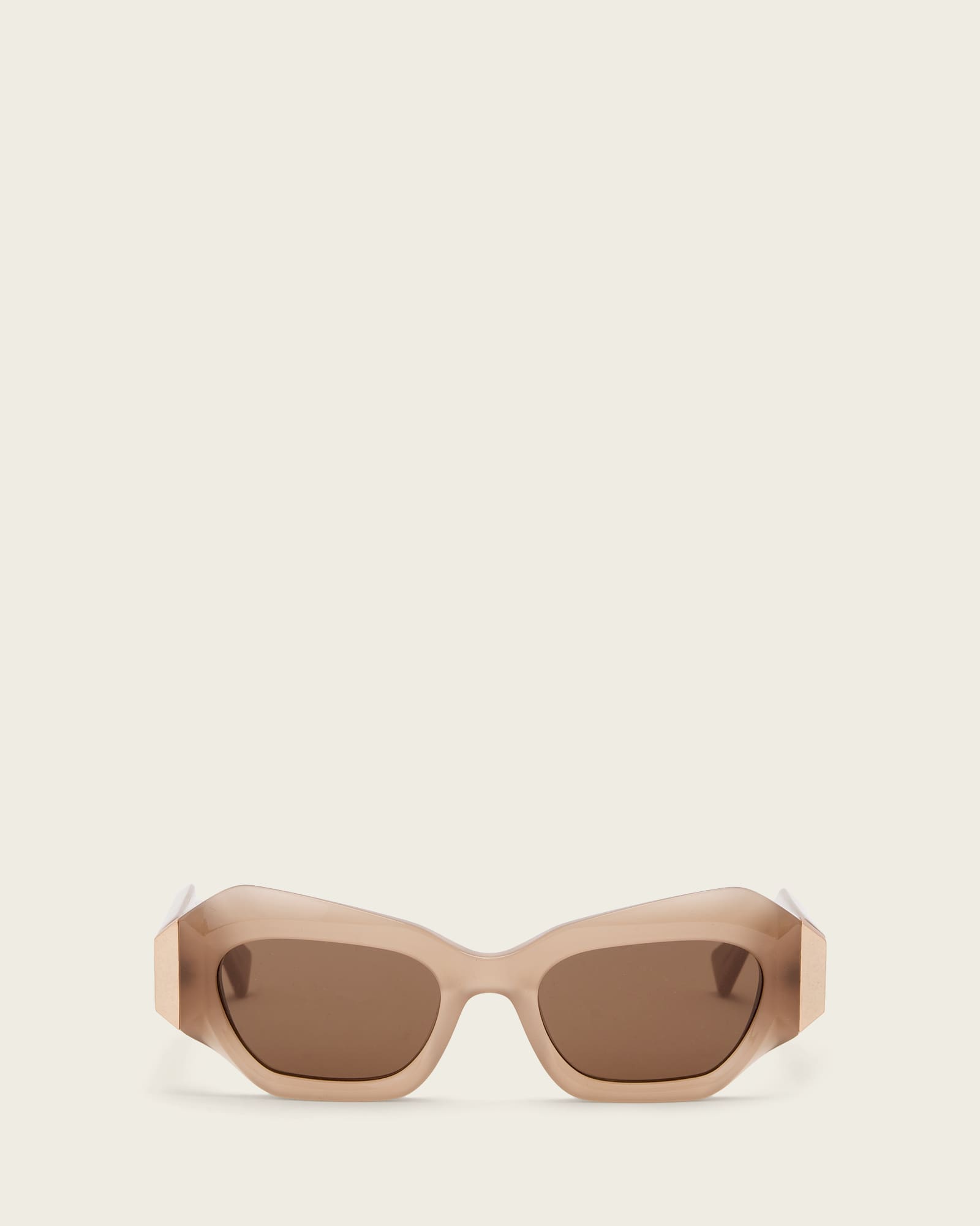 AllSaints Acetate Thea Square Shaped Sunglasses, Size: One Size