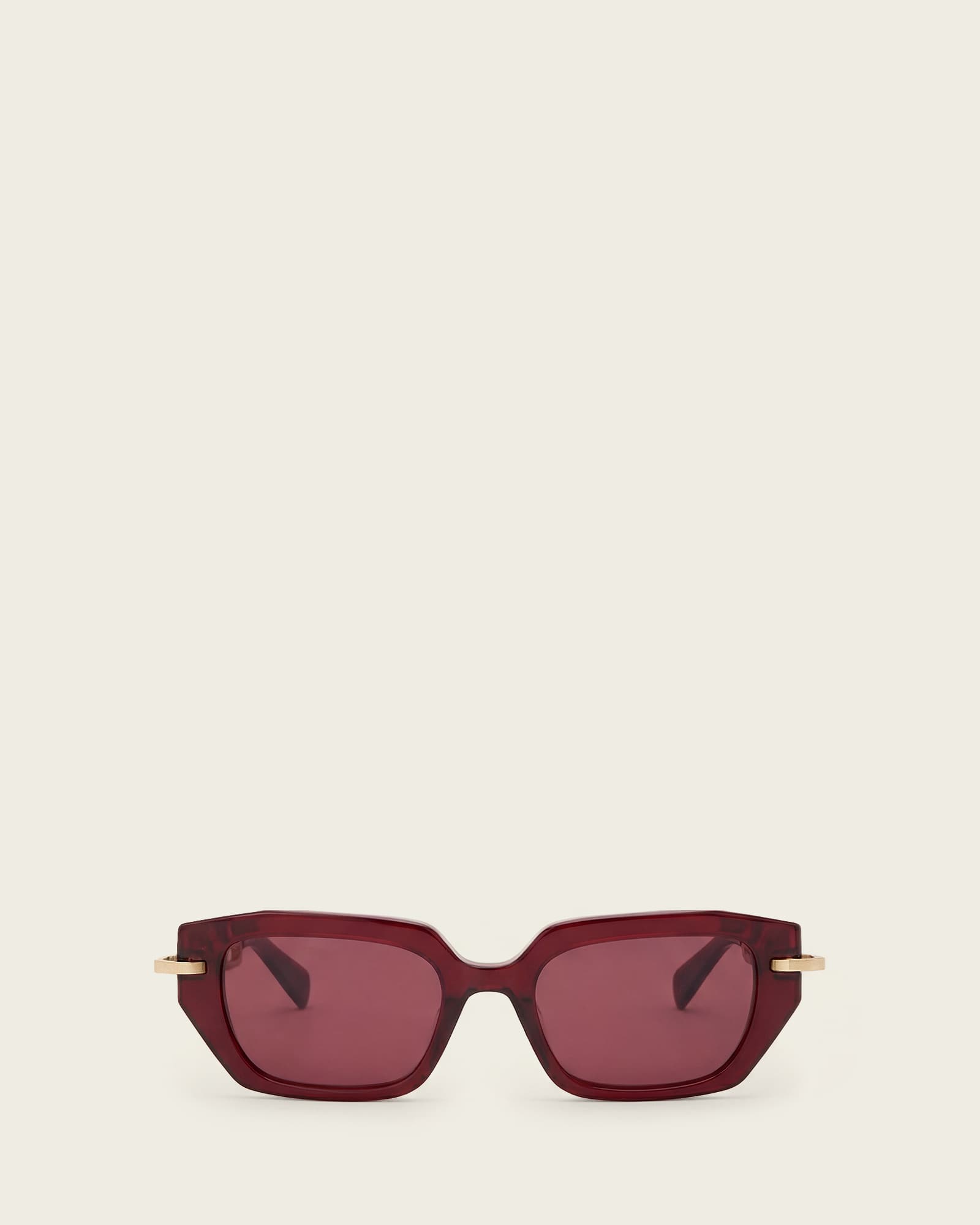 AllSaints Acetate Callisto Square Shaped Sunglasses, Size: One Size