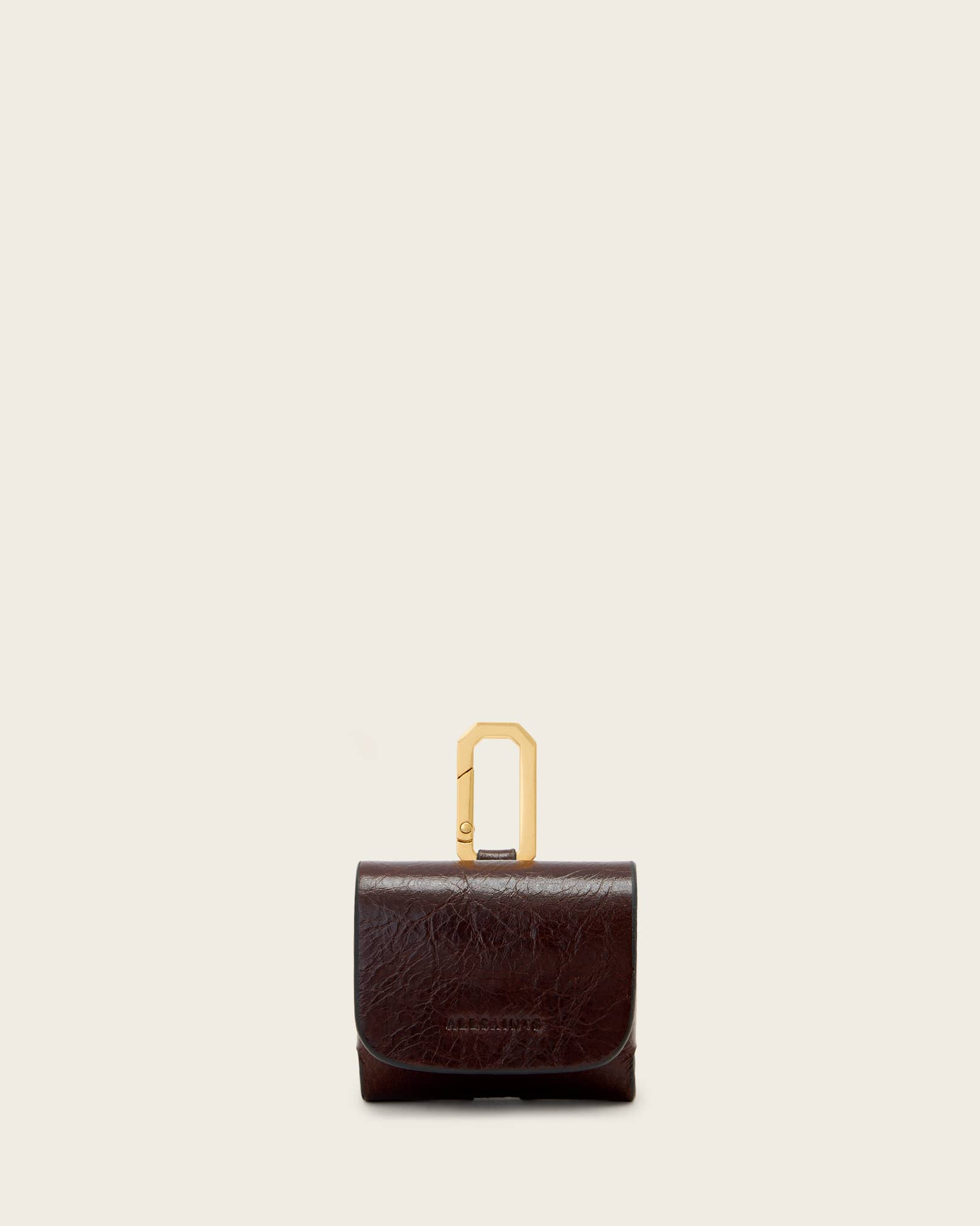AllSaints Airpod Leather Hex Case