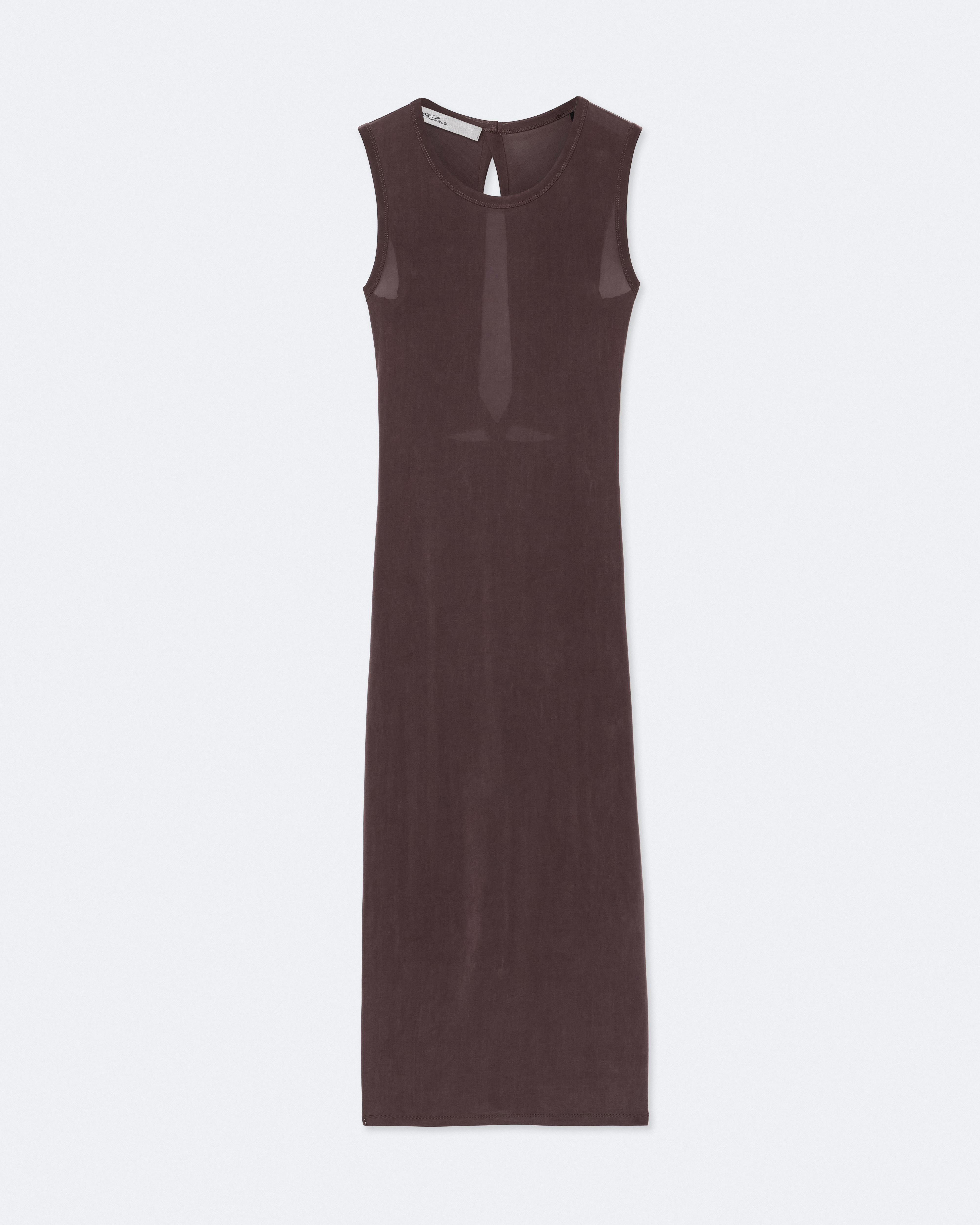 AllSaints Ilia Twisted-Back Bodycon Midi Dress