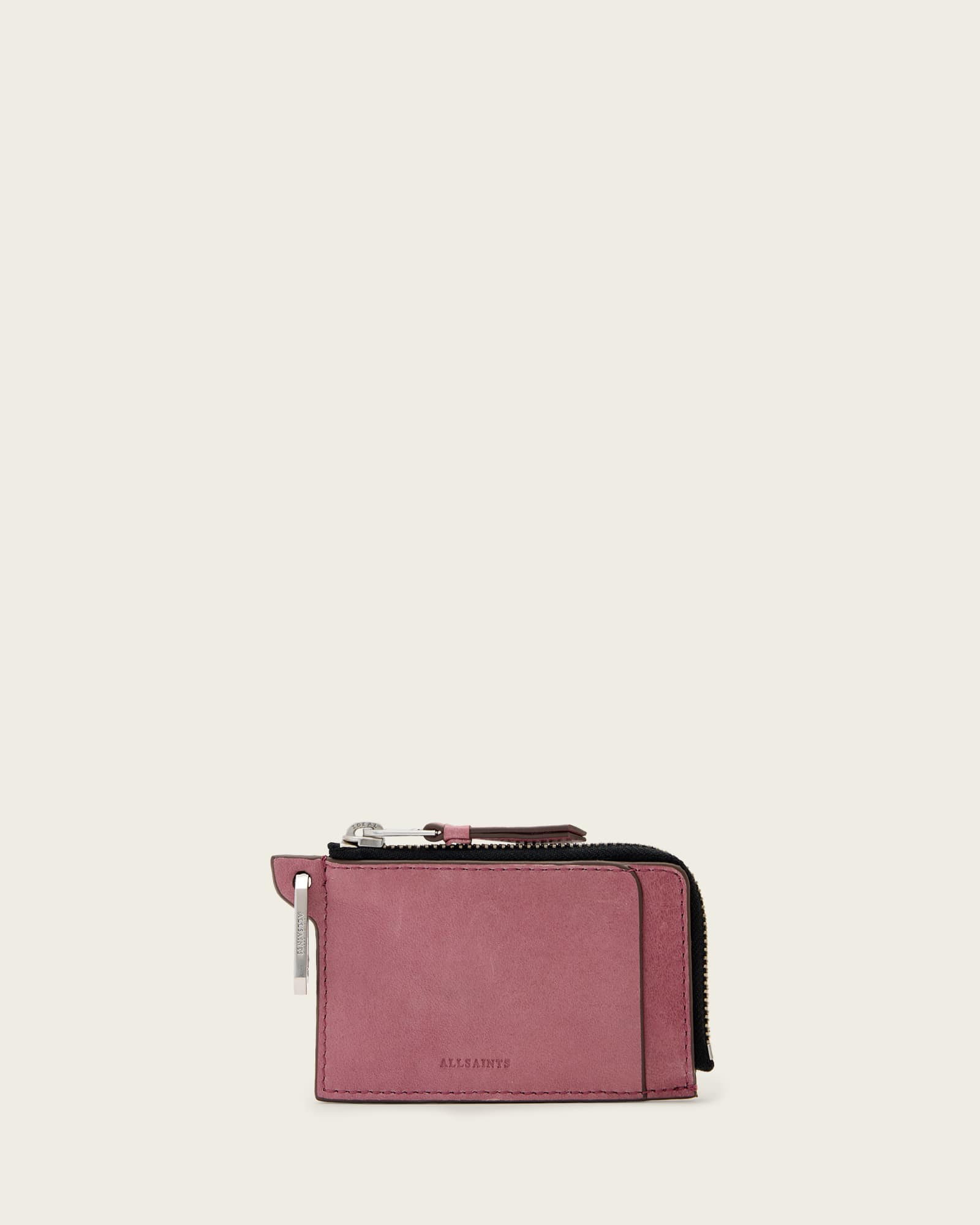 AllSaints Leather Remy Leather Wallet, Size: One Size