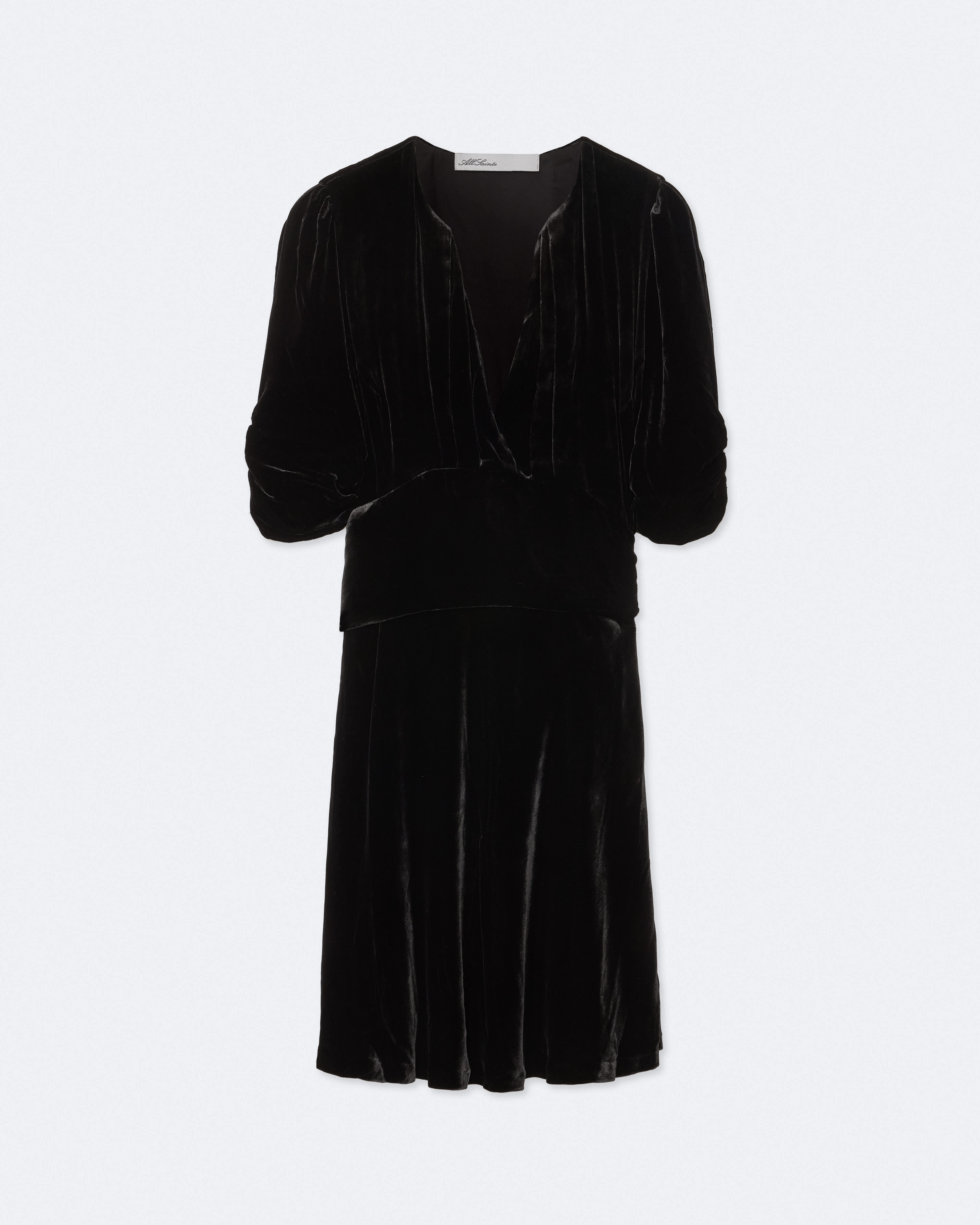 Allsaints - Ena Kleid - Dresses - Damen - Schwarzk - Xs - Bild 3