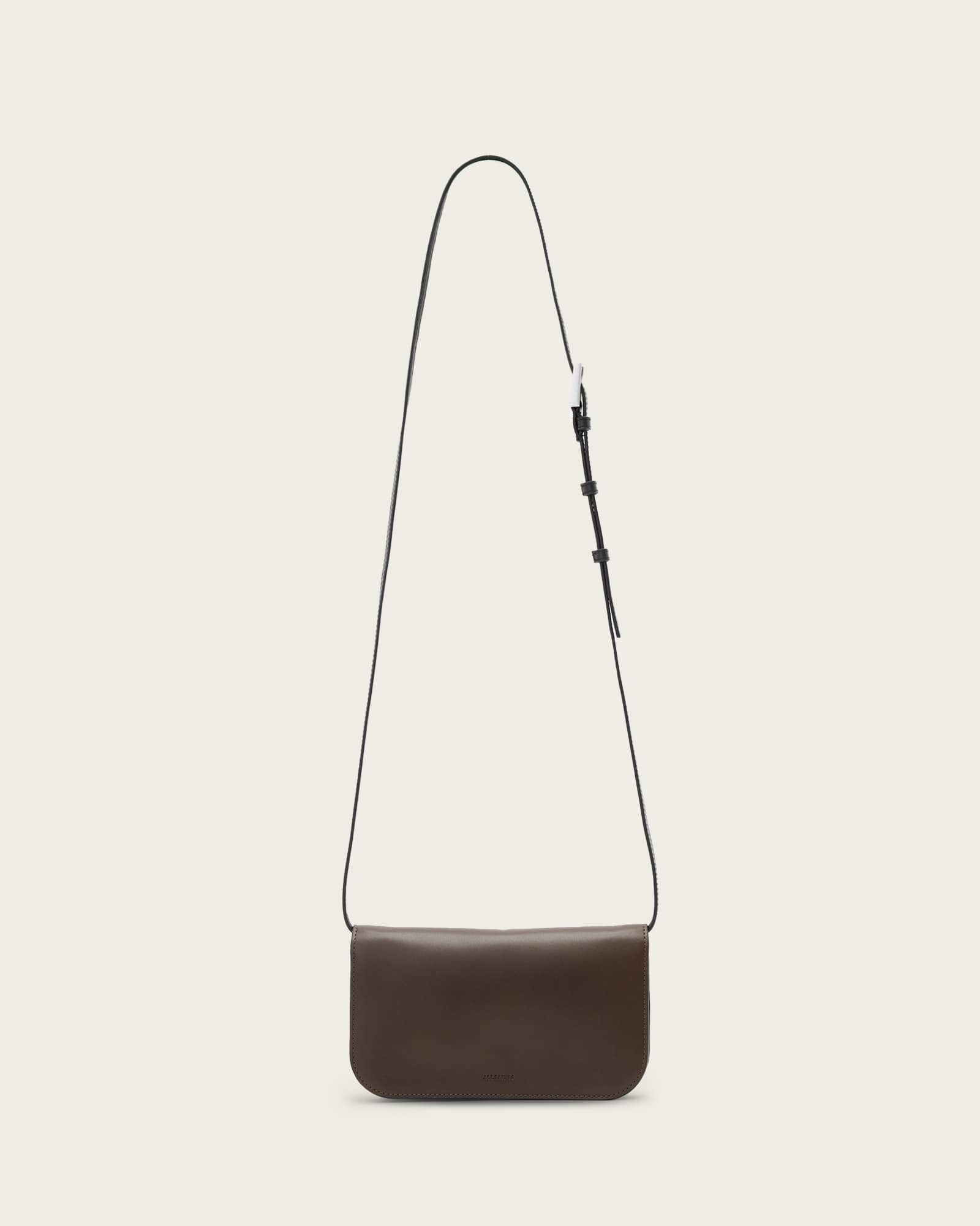 Allsaints Main: 100% Cow Leather Maeve Leather Cardholder Crossbody