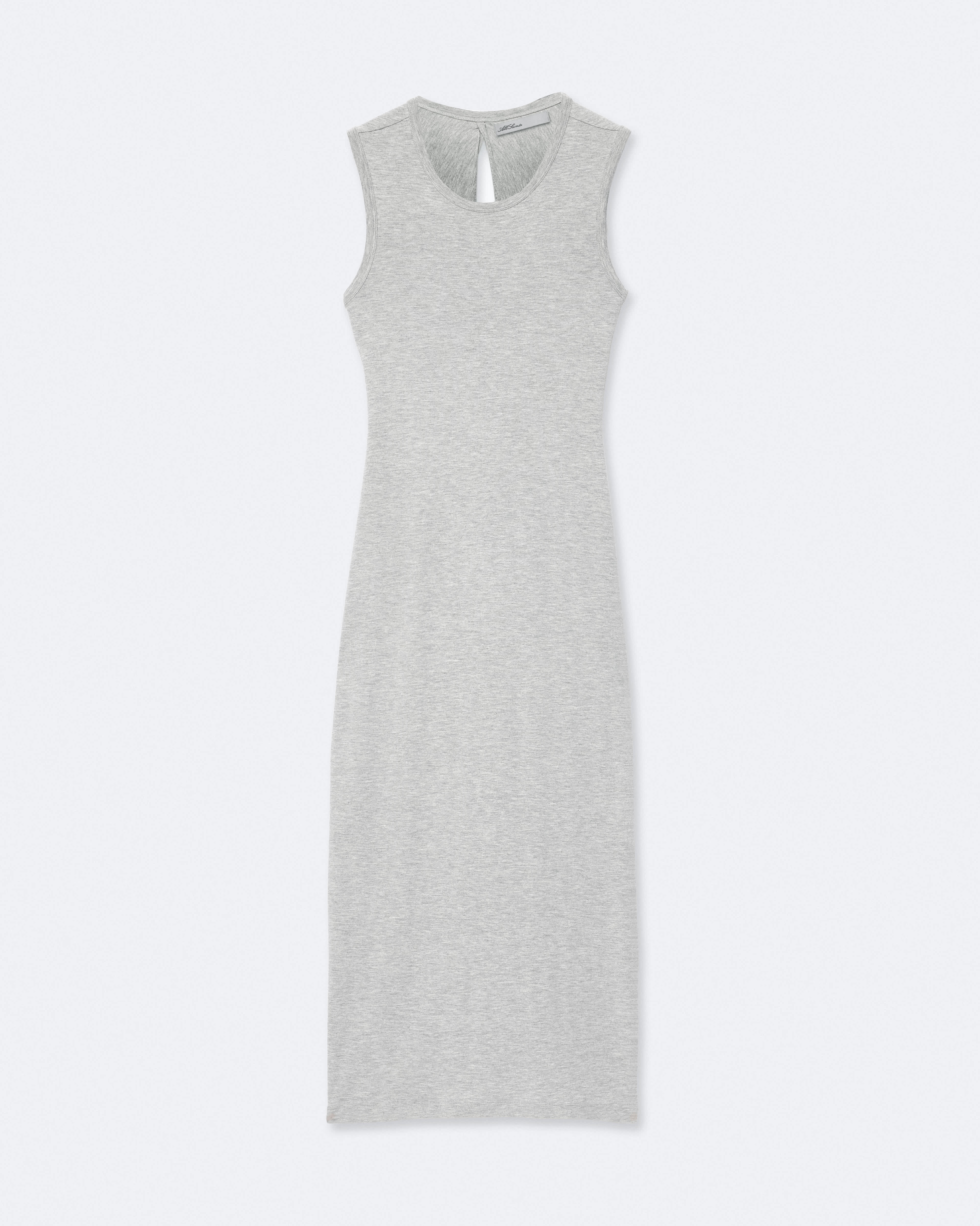 AllSaints Ilia Twisted-Back Bodycon Midi Dress