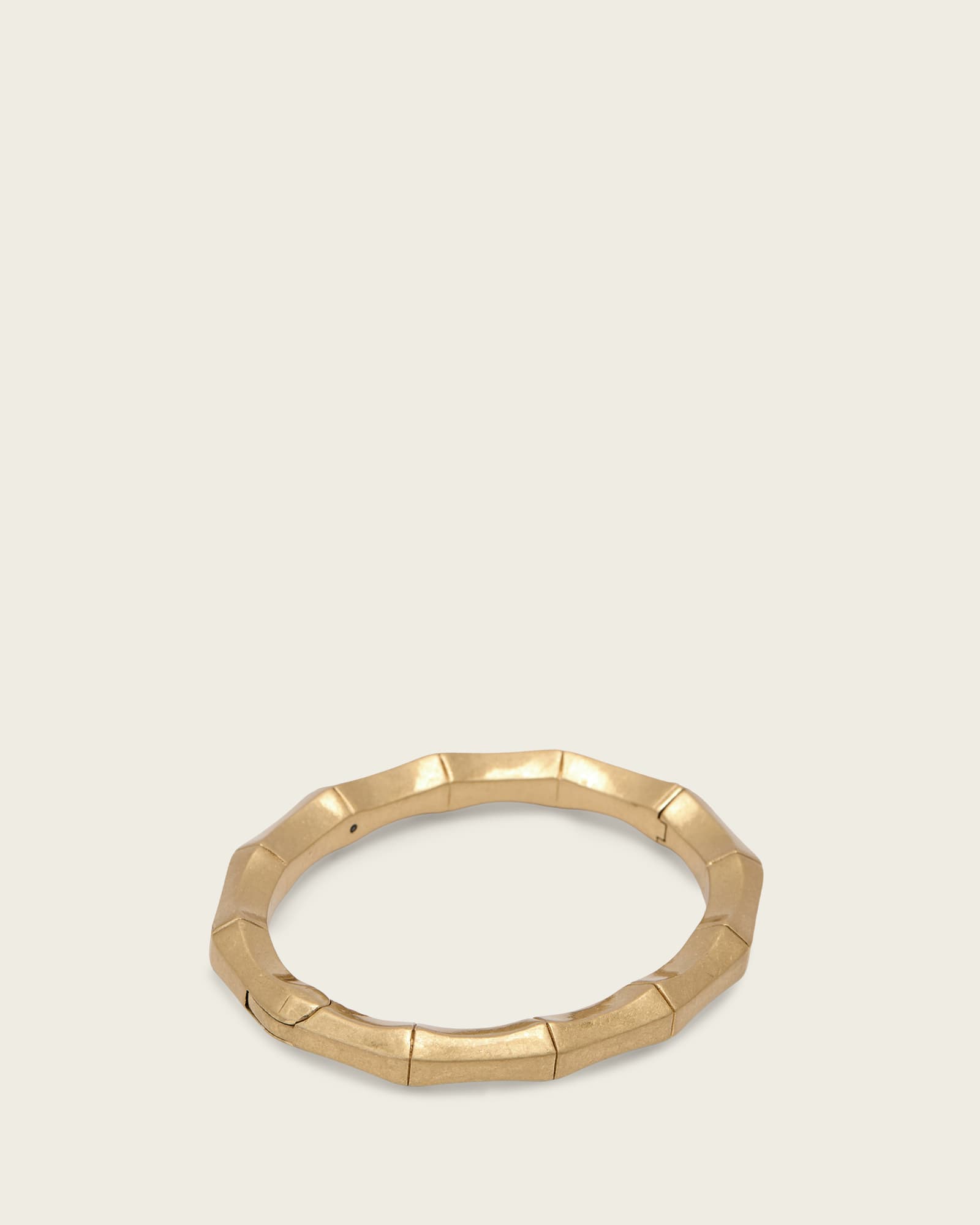AllSaints Brass Clara Hinge Bracelet, Size: One Size
