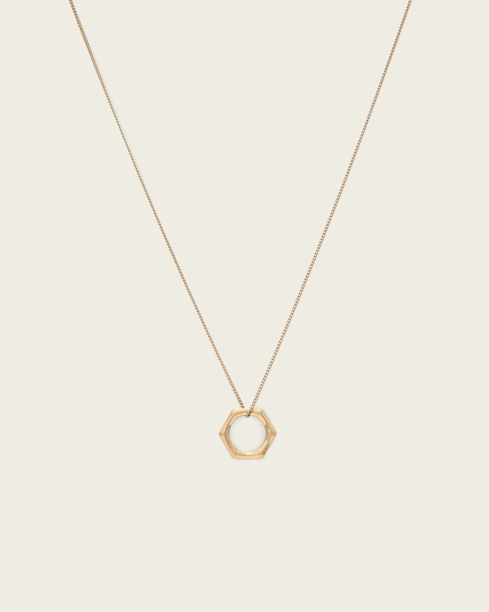 AllSaints Brass Clara Small Necklace, Size: One Size