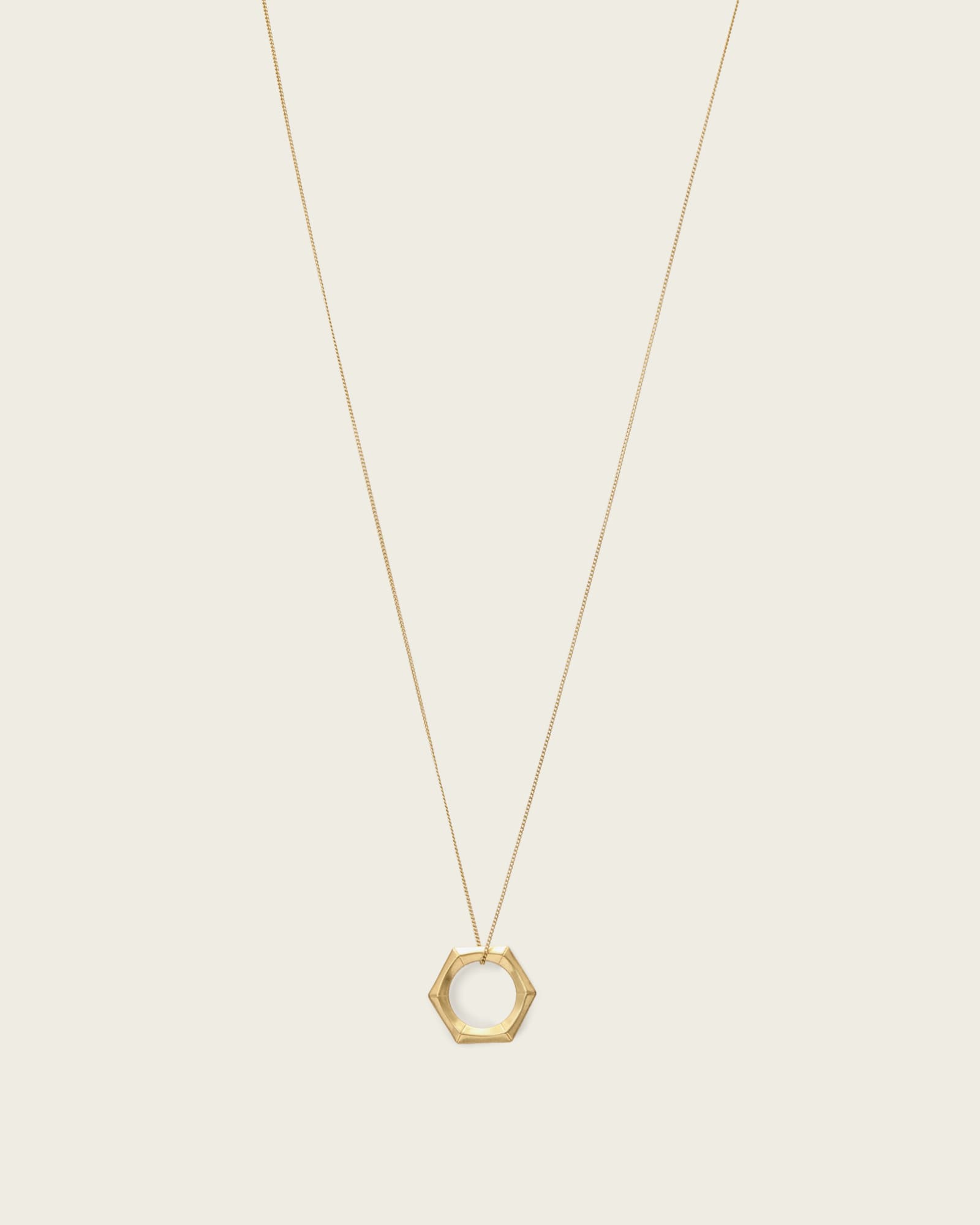 AllSaints Brass Clara Large Necklace, Size: One Size