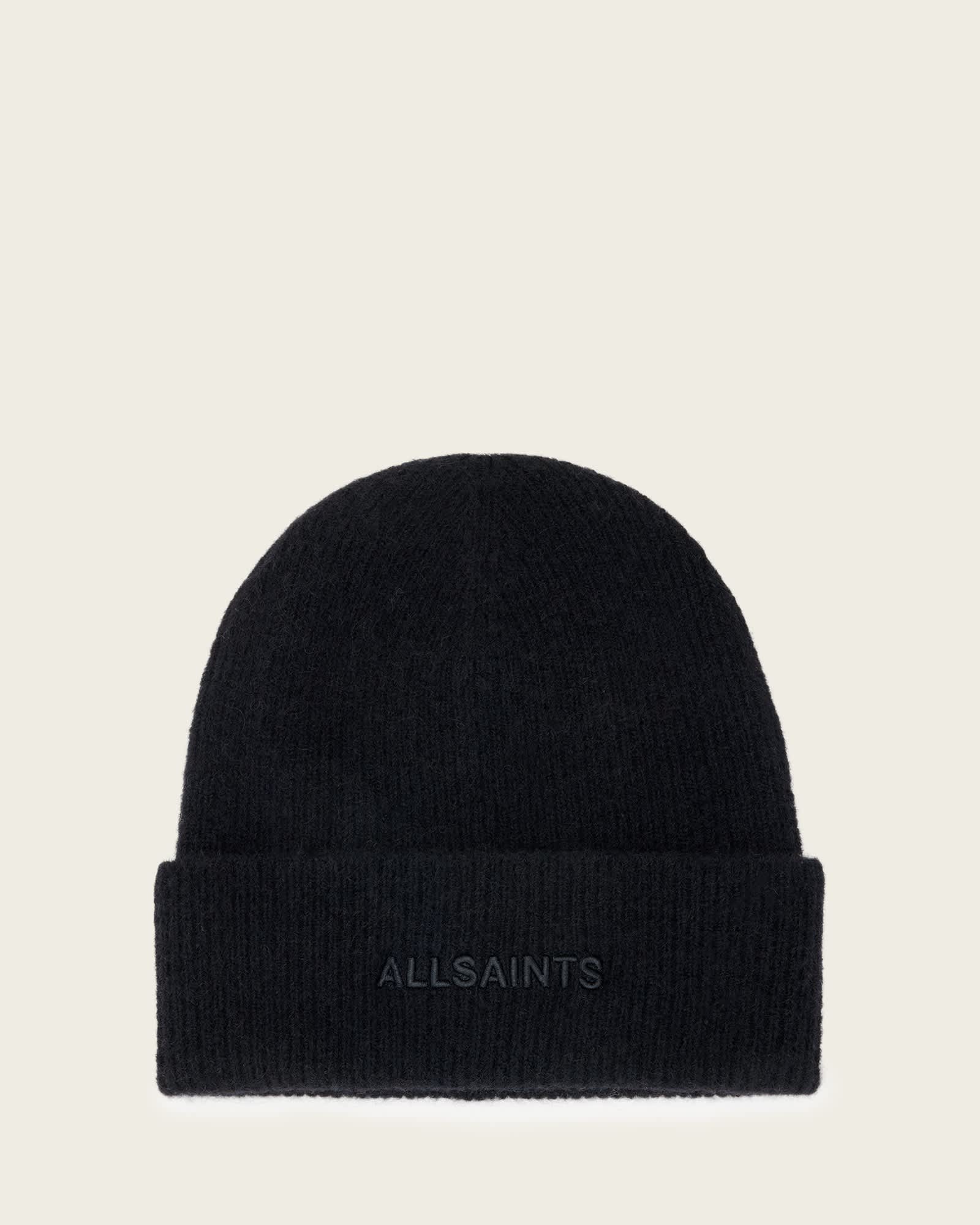 AllSaints Alpaca/Wool Underground Beanie Hat, Size: One Size