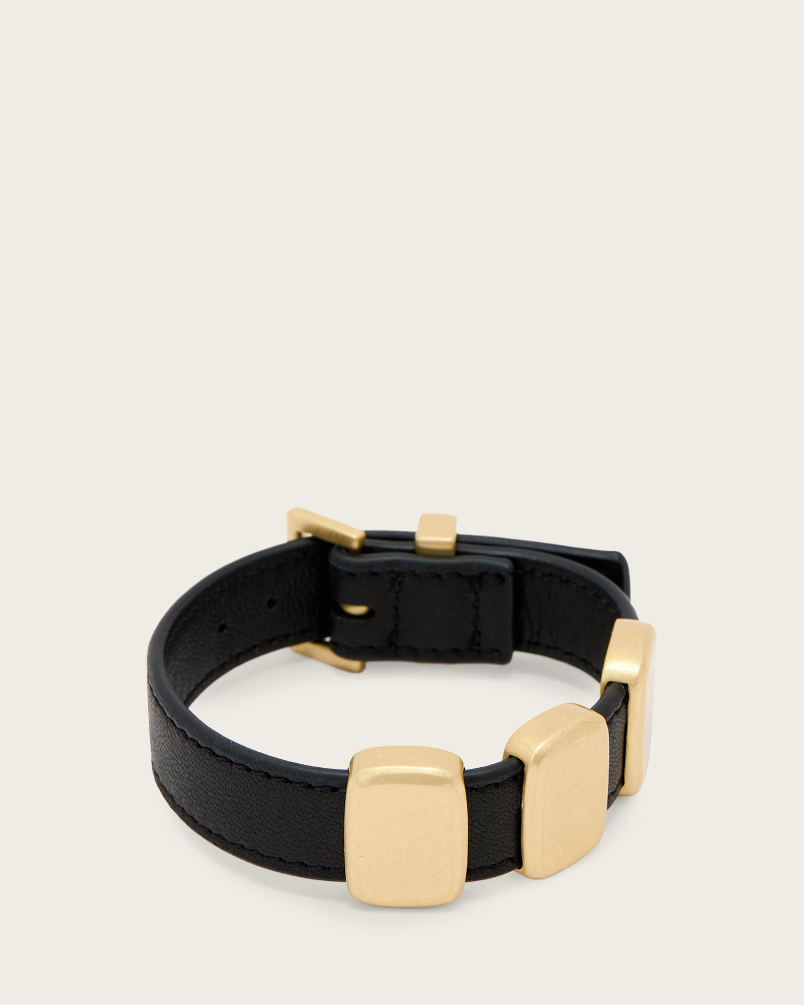 AllSaints Cow Leather Esta Leather Bracelet, Size: One Size