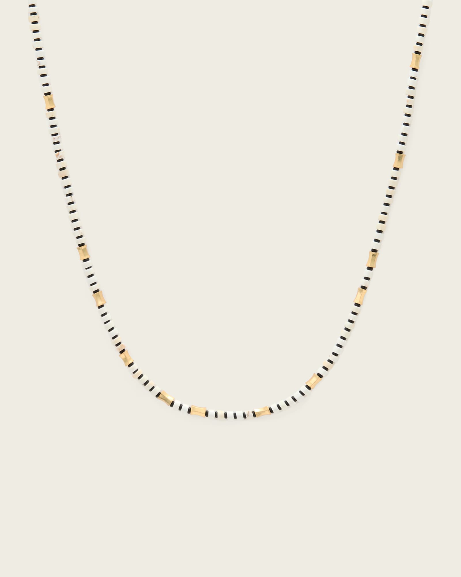 AllSaints Stone Clara Beaded Necklace, Size: One Size