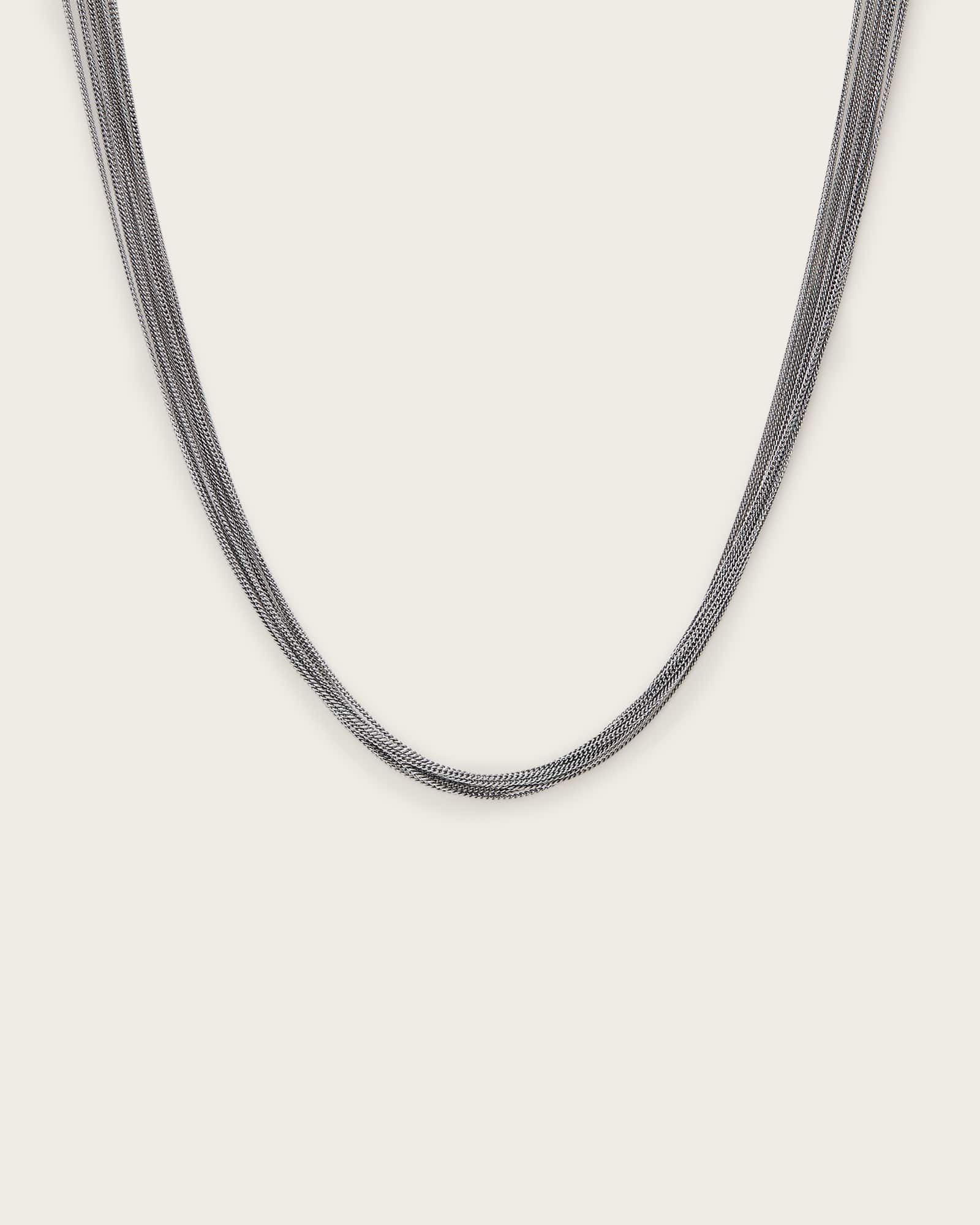 AllSaints Brass Corrine Chain Necklace