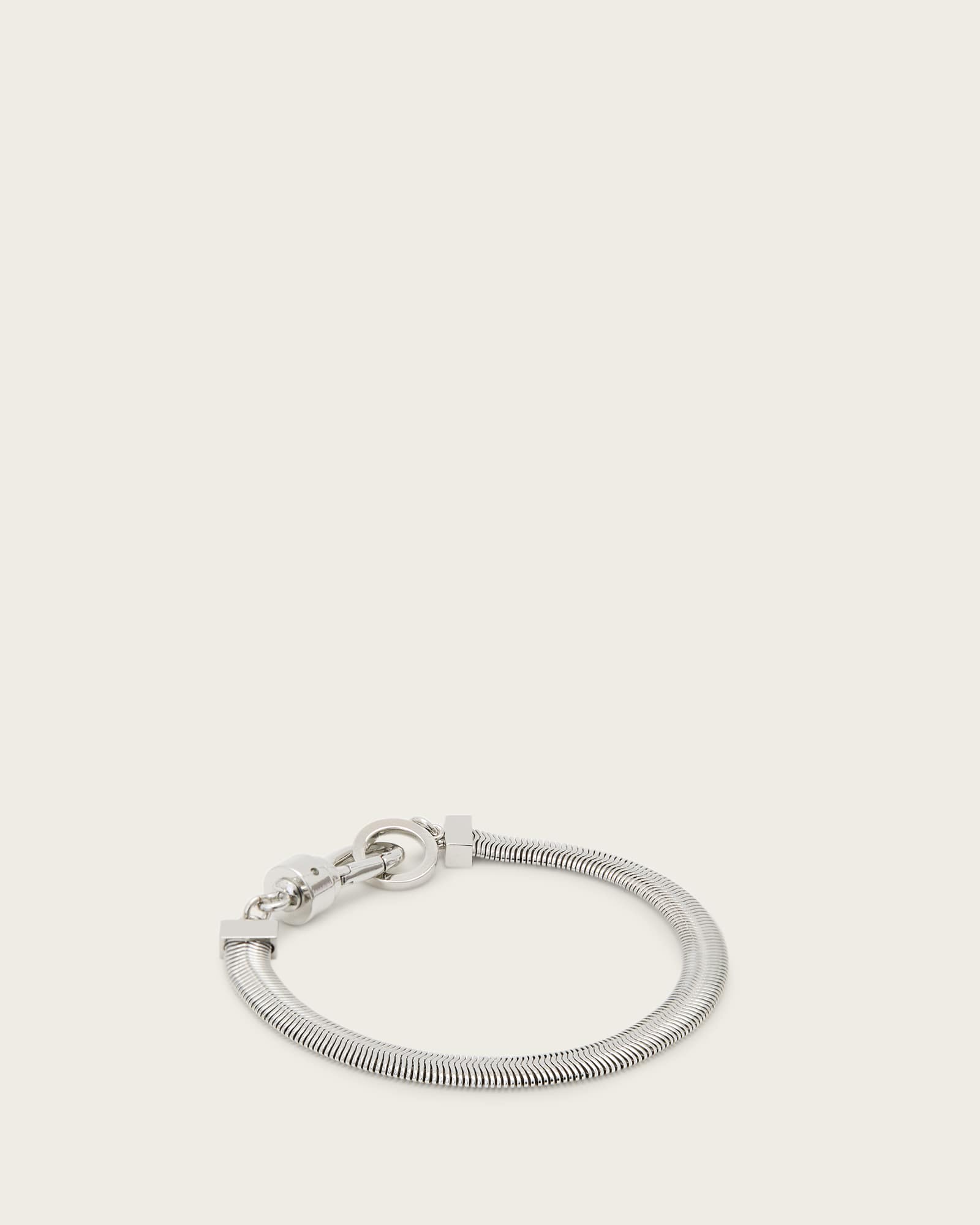 Allsaints Eden Chain Bracelet In Silver