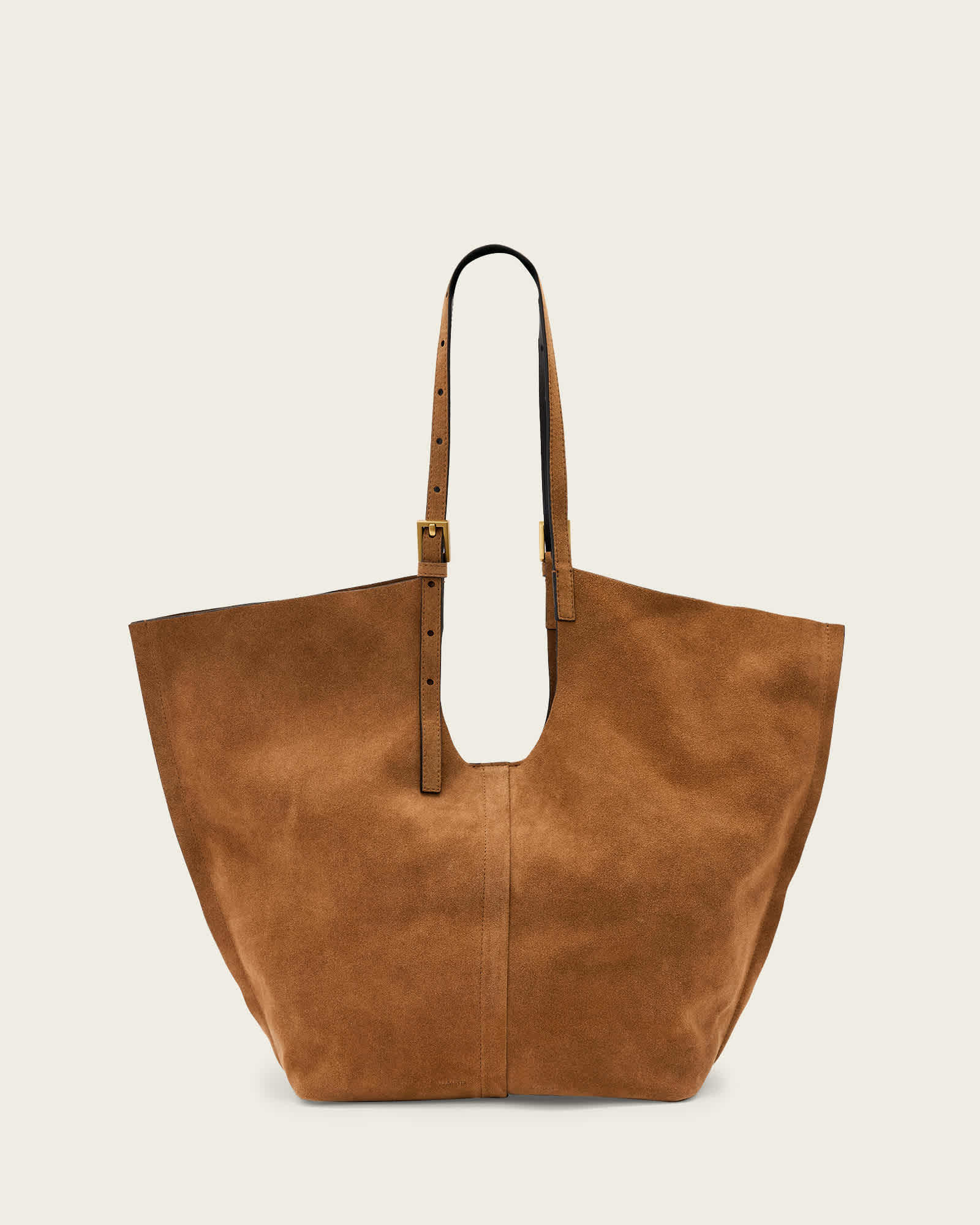 AllSaints Leather Ara Suede Tote Bag, Size: One Size