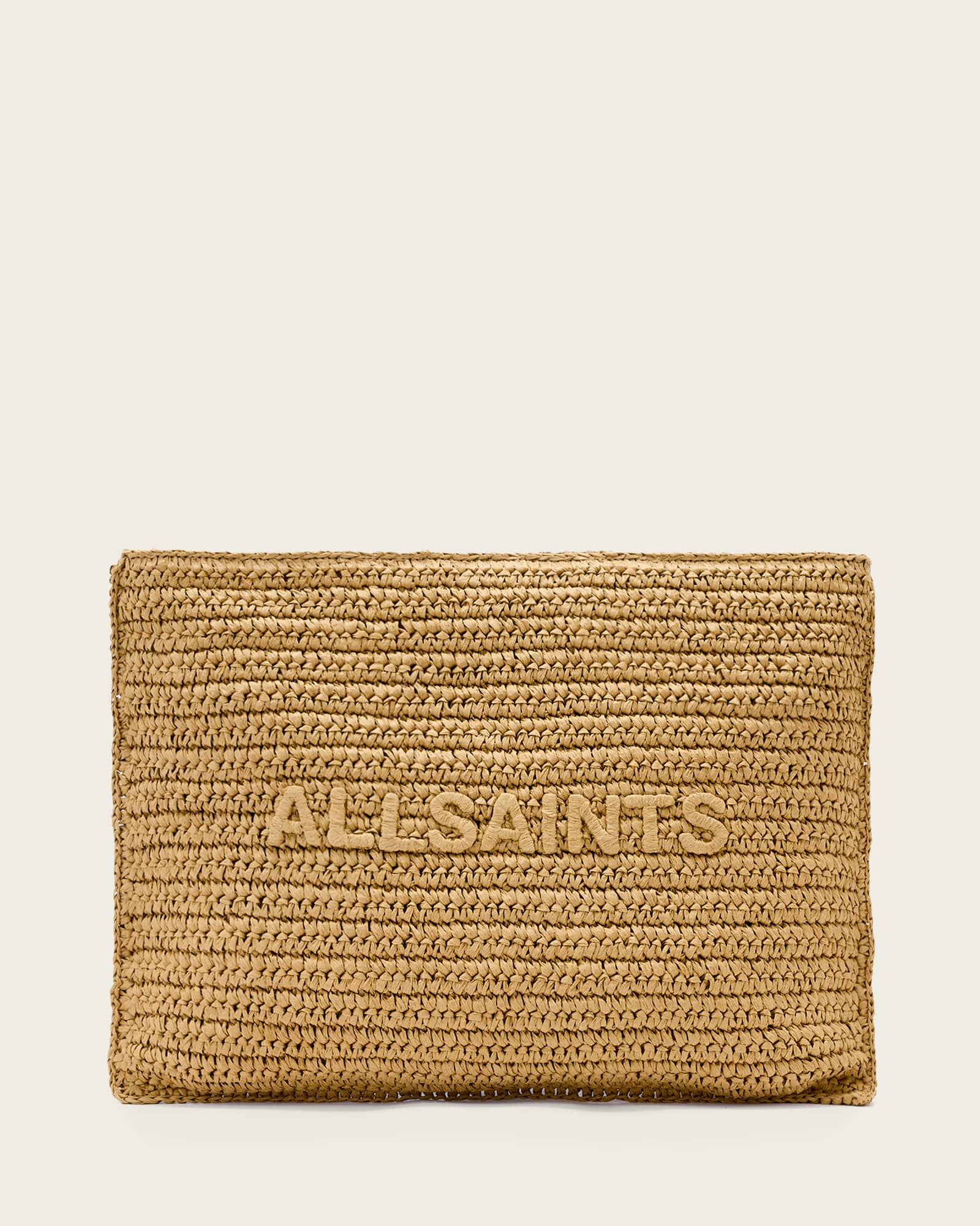 AllSaints Bettina Woven Clutch Bag