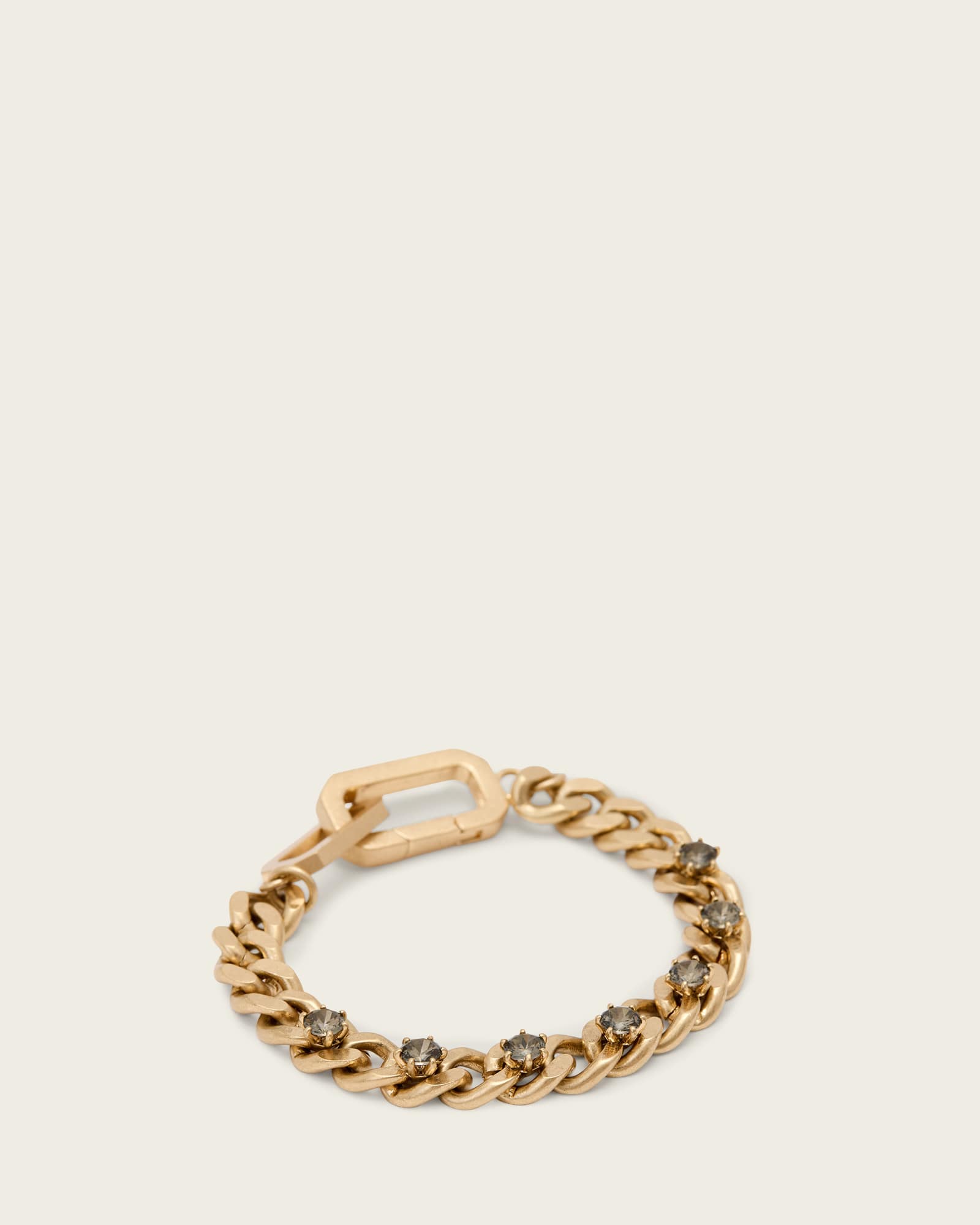 AllSaints Mabel Chain Bracelet,, Warm Brass