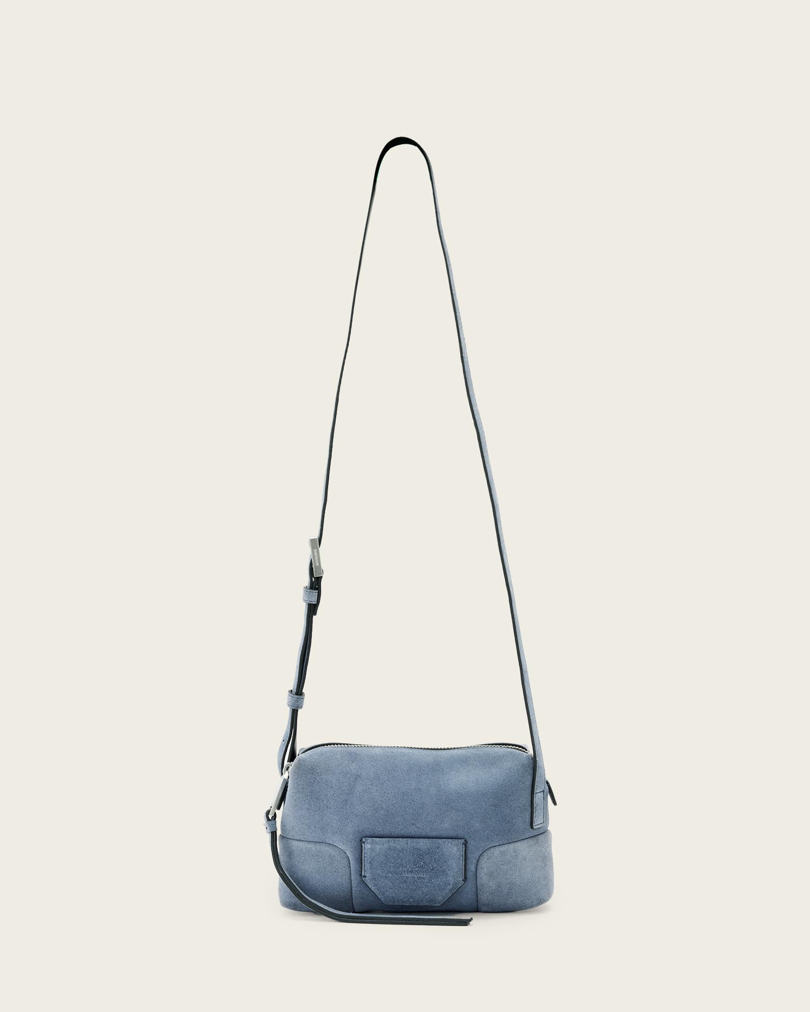 Allsaints Women's Ares Small Suede Micro Crossbody Bag, One Size