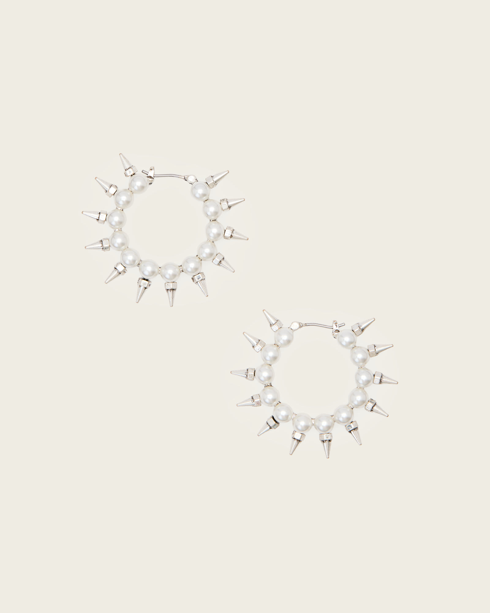 AllSaints Brass Rue Pearl Earrings, Size: One Size