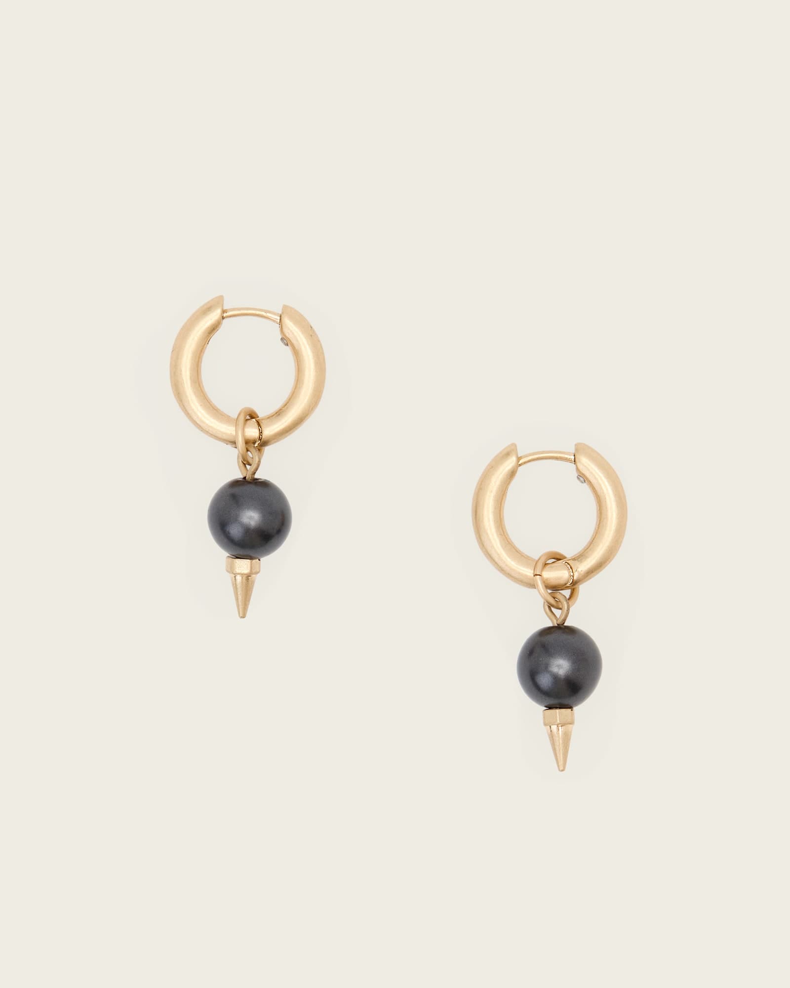 AllSaints Brass Rue Drop Earrings, Size: One Size