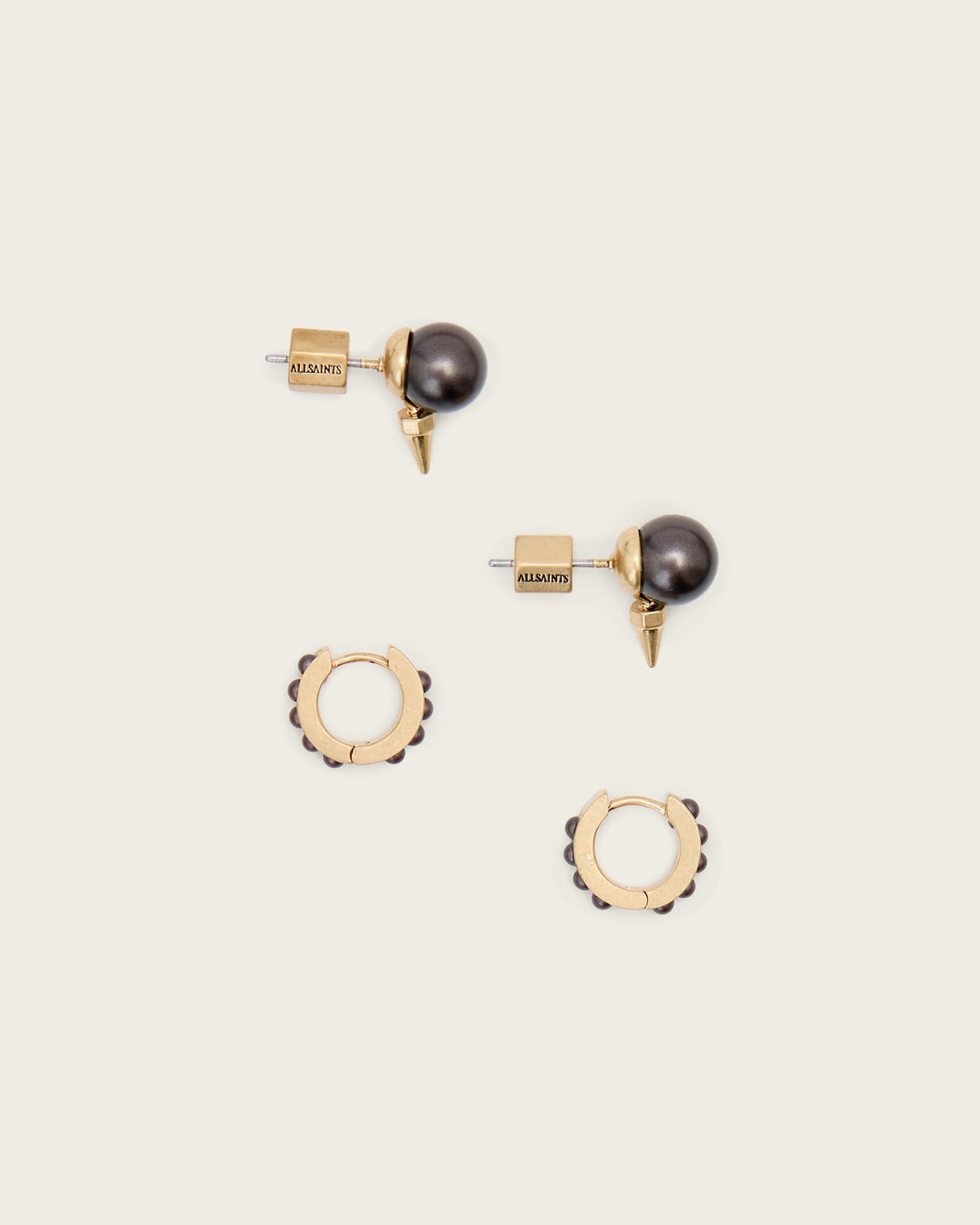 Allsaints Women's Rue Mix Earrings, One Size