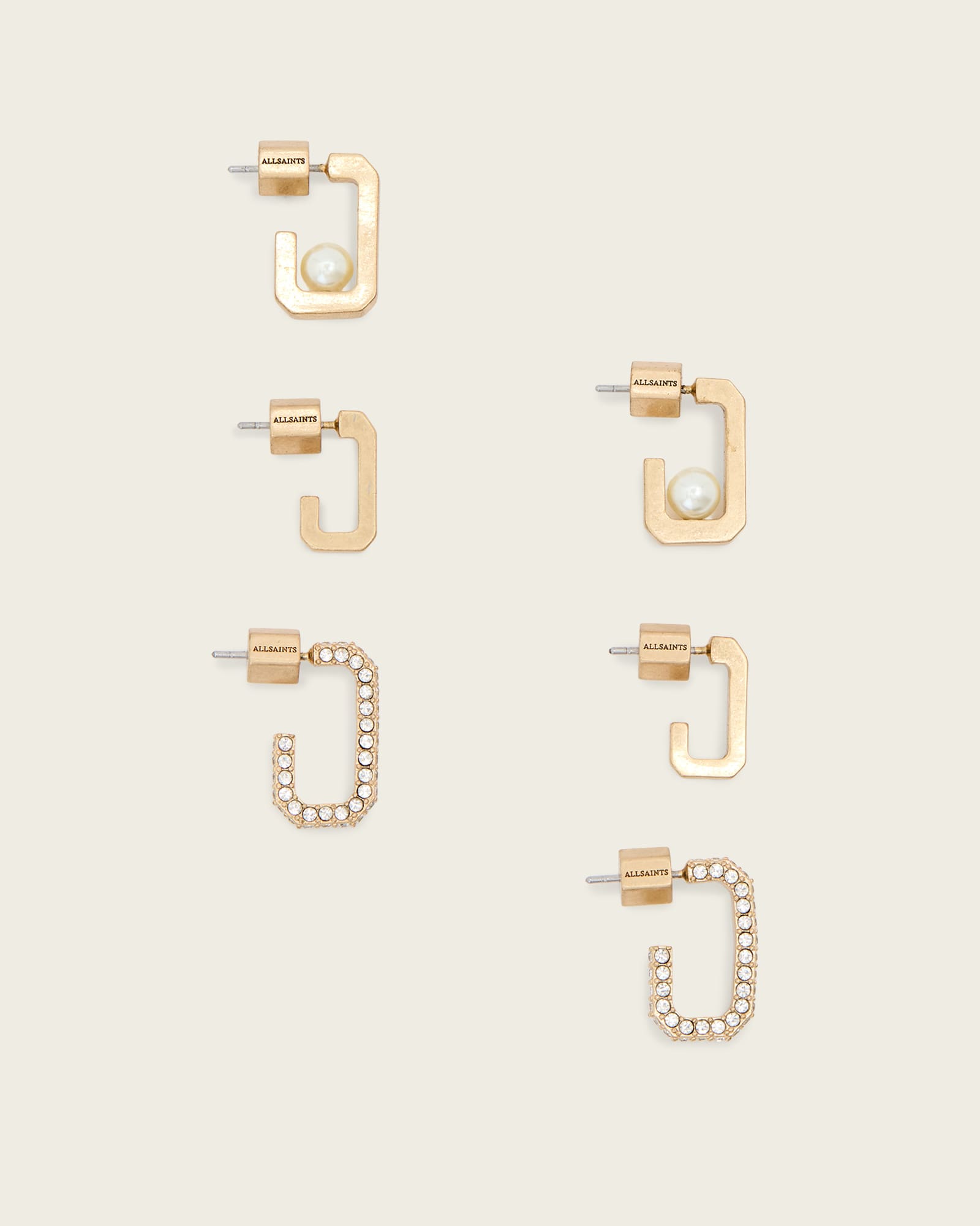 AllSaints Ellie Mix Set Earrings