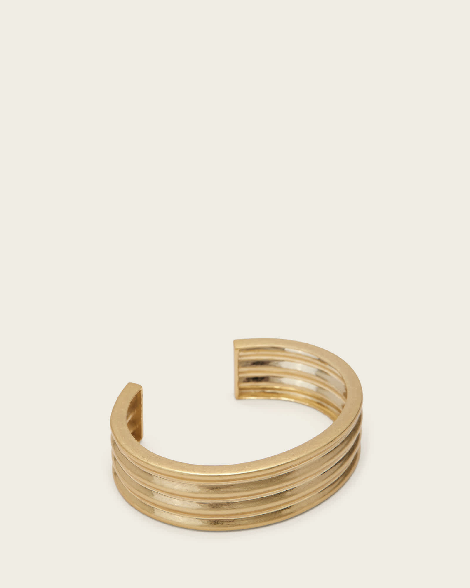 AllSaints Brass Janna Bangle, Size: One Size