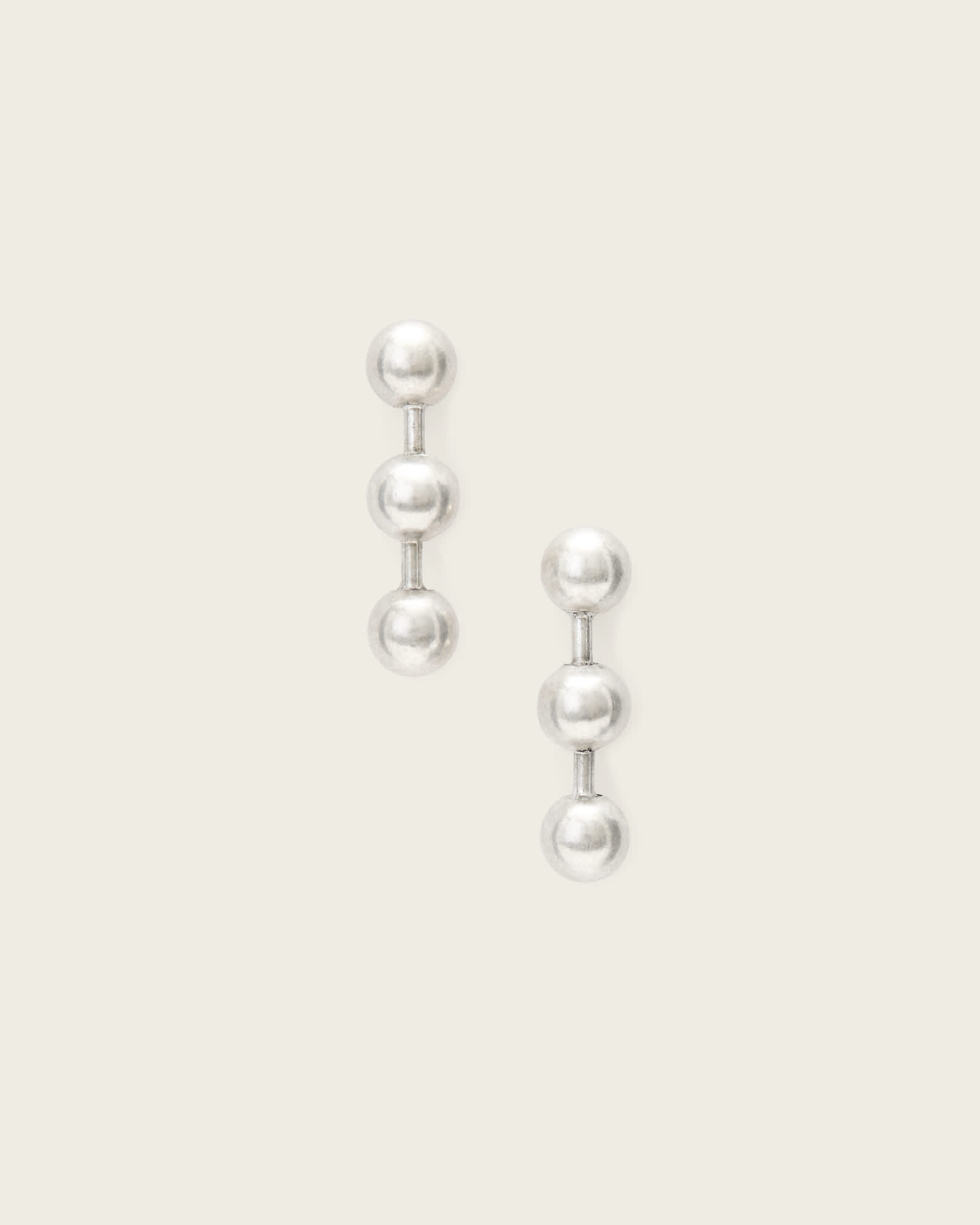 AllSaints Brass Ebby Short Earrings, Size: One Size