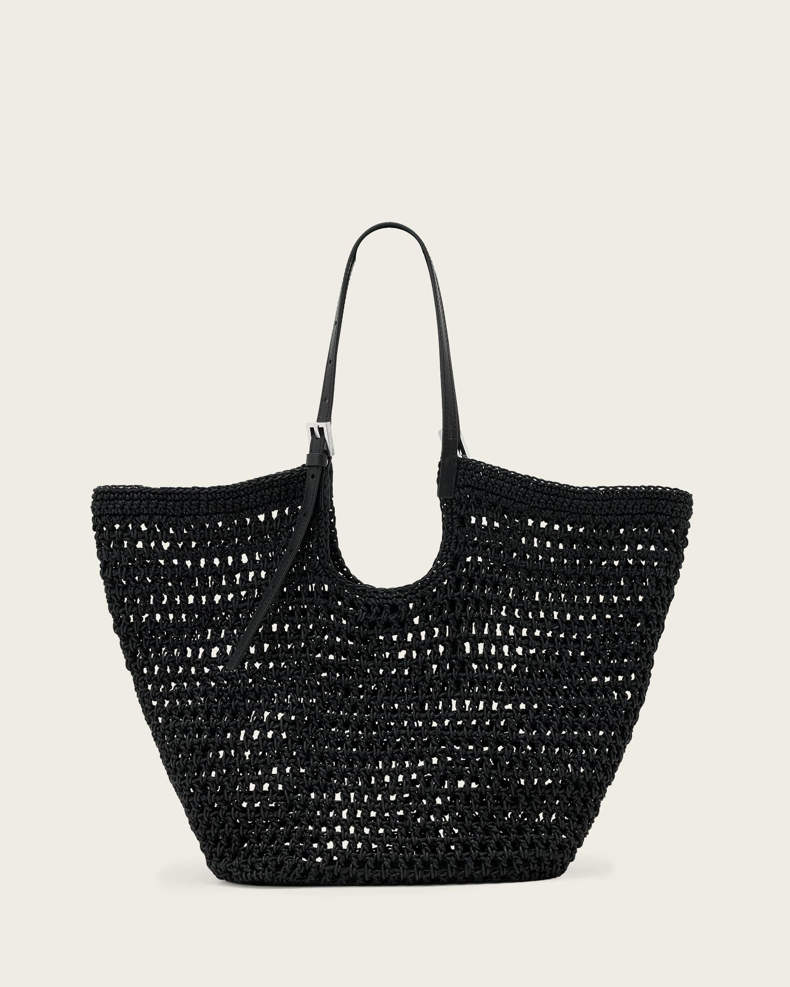 AllSaints Cotton Ara Waxed Cotton Tote Bag, Size: One Size