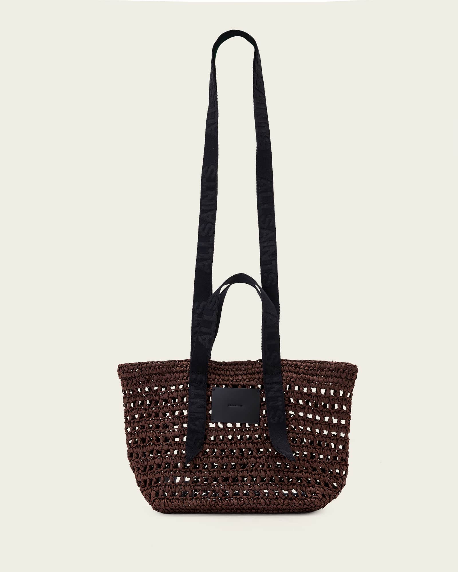 AllSaints Paper Celayne Crochet Woven Mesh Bag, Size: One Size