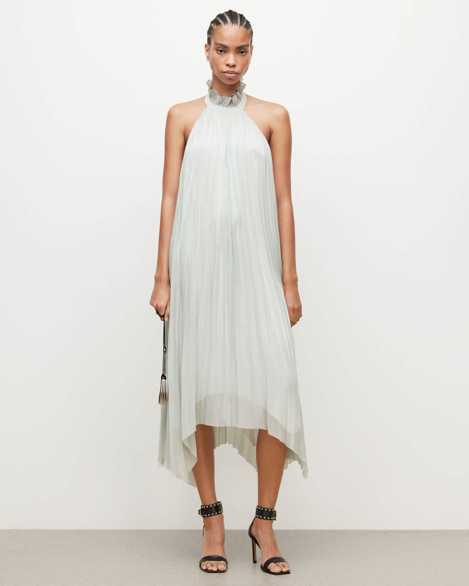 AllSaints Women's Alaya Halter Neck Dress
