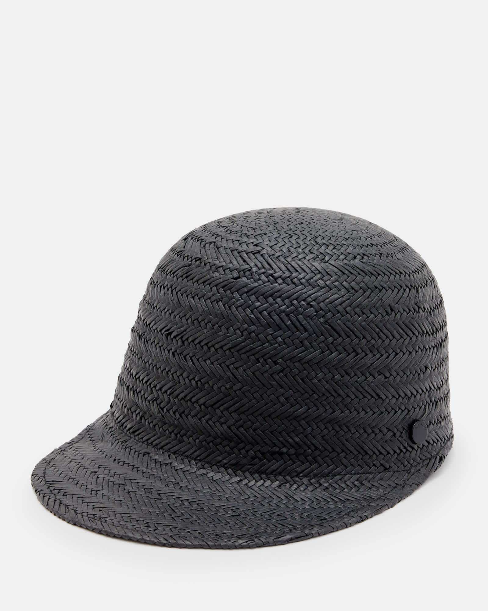 AllSaints Women's Paper Straw Gemma Woven Straw Cap
