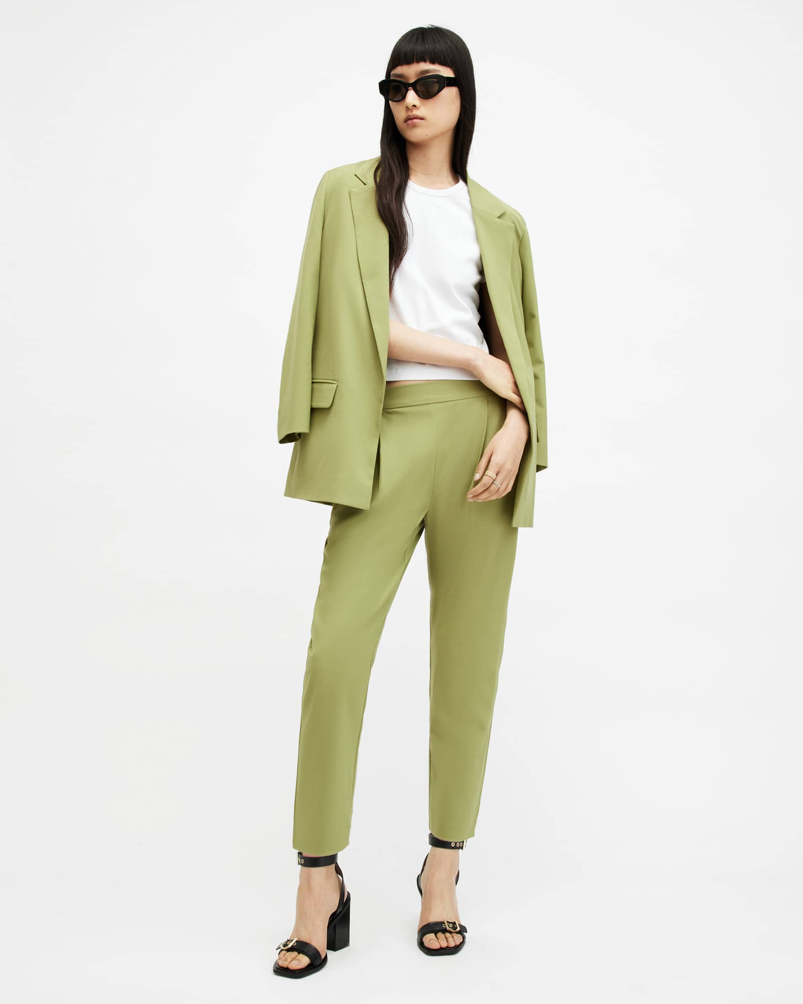 AllSaints Women's Aleida Lightweight Tri Trousers
