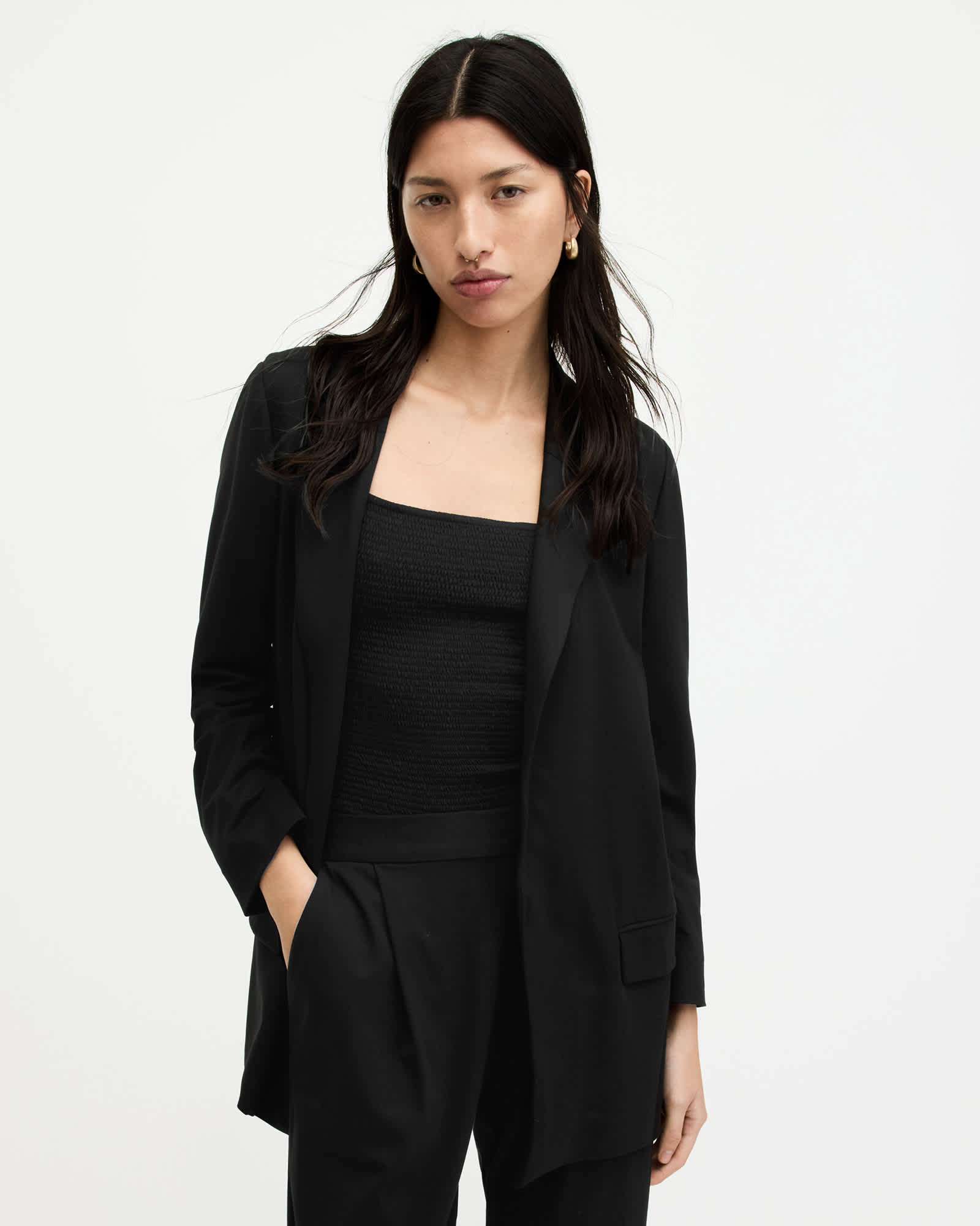 Allsaints Women's Aleida Jersey Blazer - Size  6