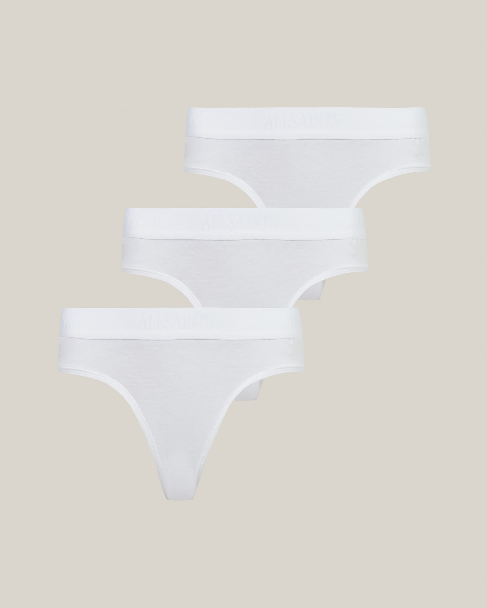 AllSaints Women's Betha Thong 3 Pack