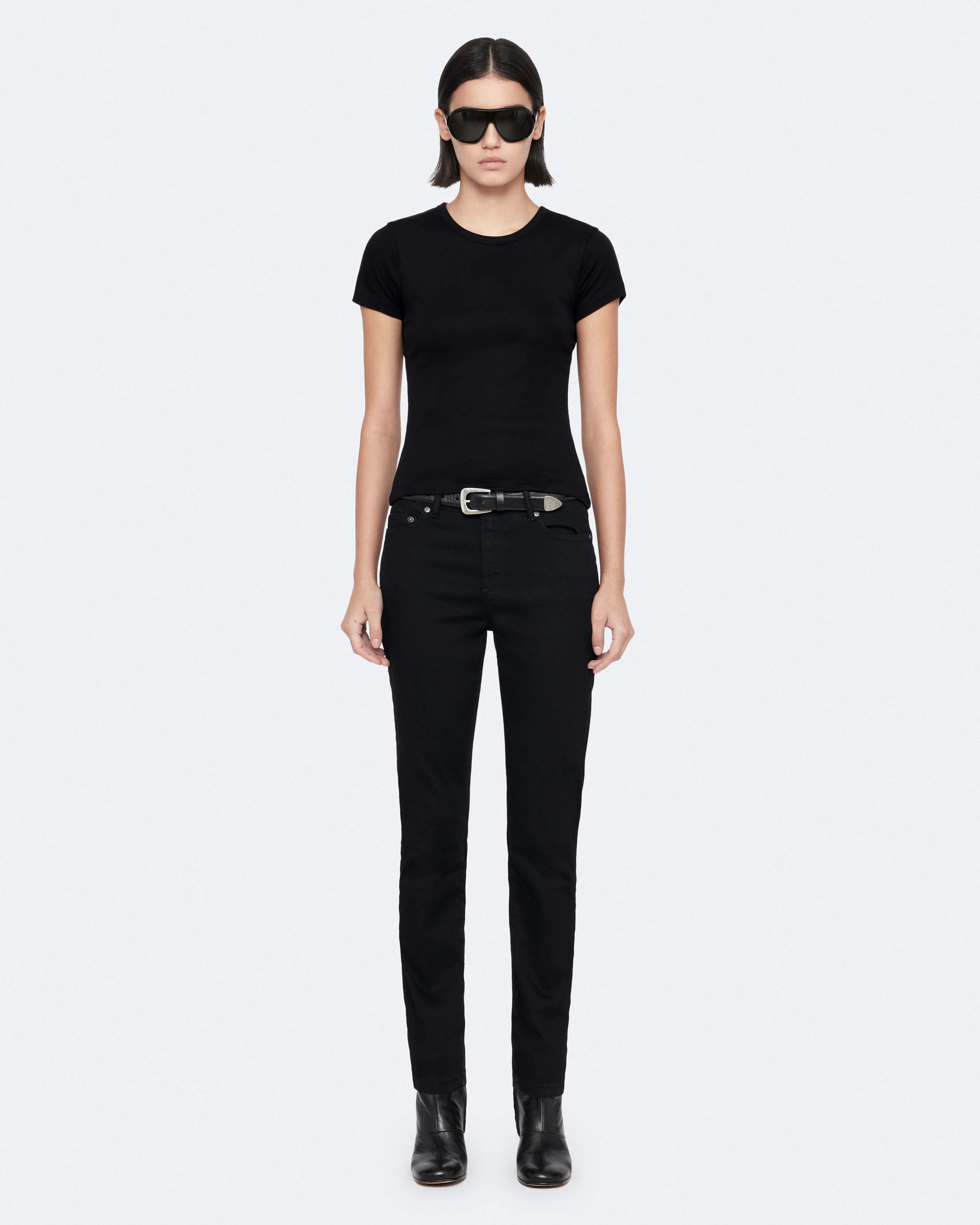 AllSaints Miller Mid-Rise Skinny Stretch Jeans