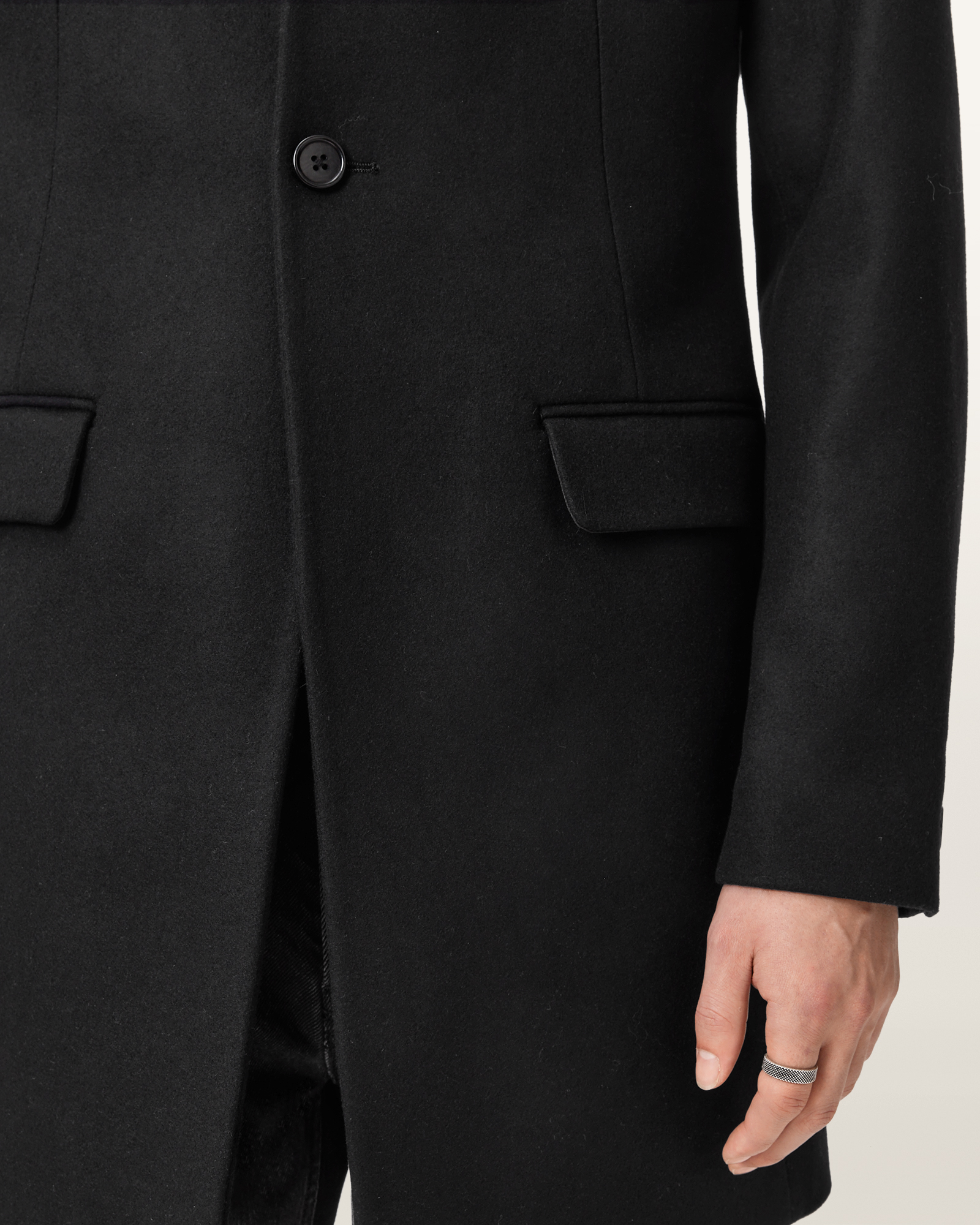 SINGLE BUTTON CLOSURE