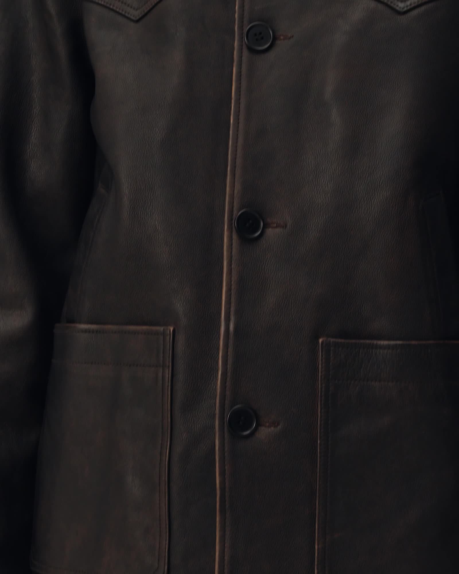 Hartwell Leather Coat