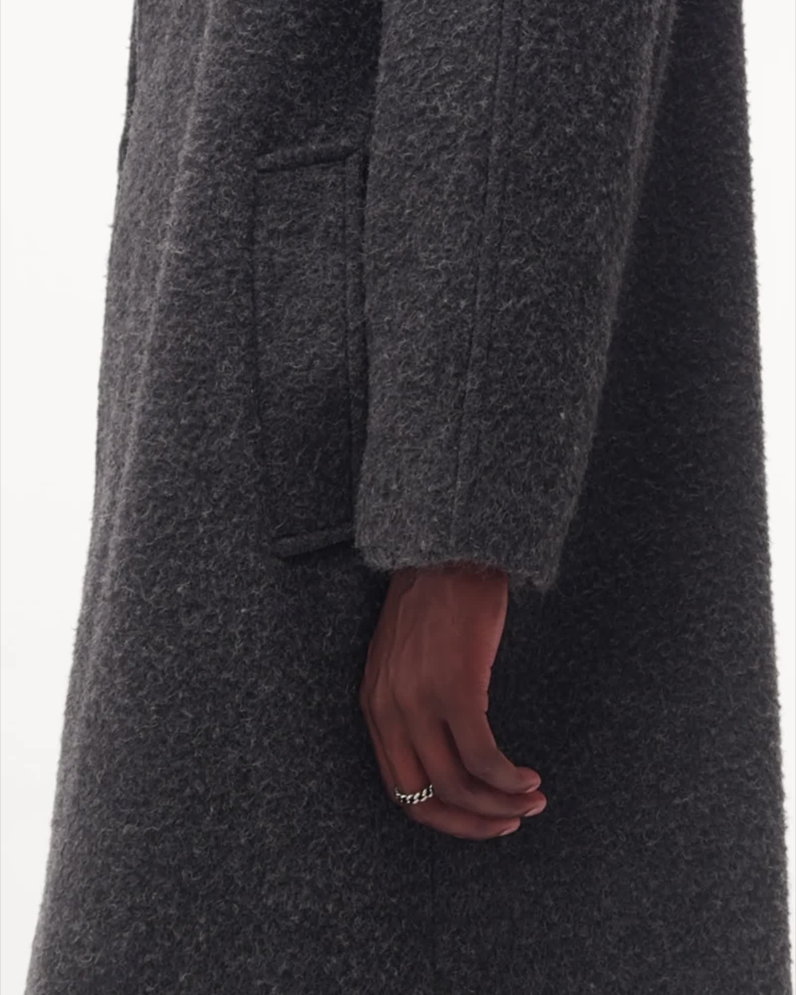 Duke Single Breasted Wool Coat